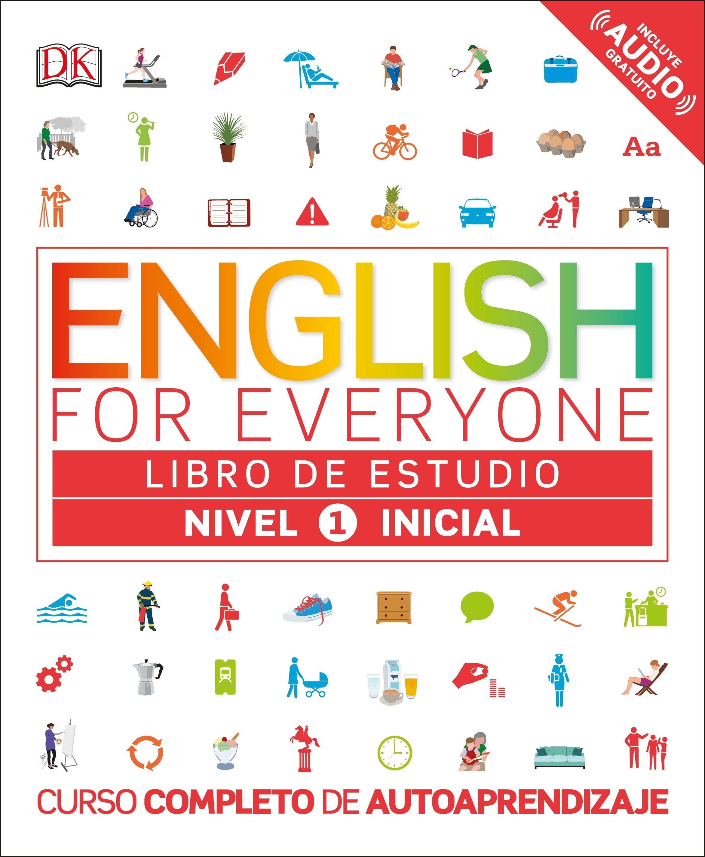 English for Everyone: Nivel 1: Inicial, Libro de Estudio – DK