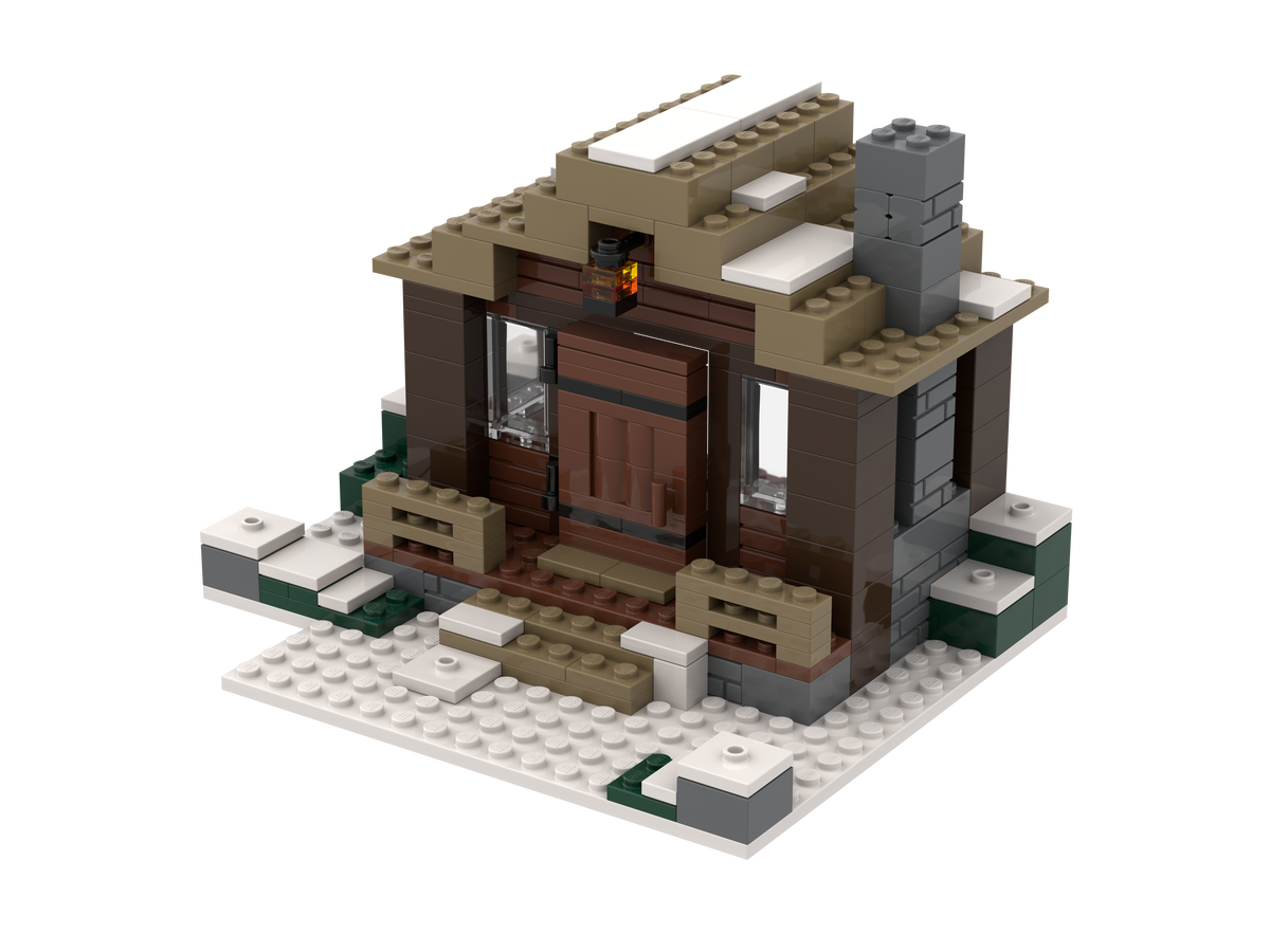Snowy Taiga Cabin