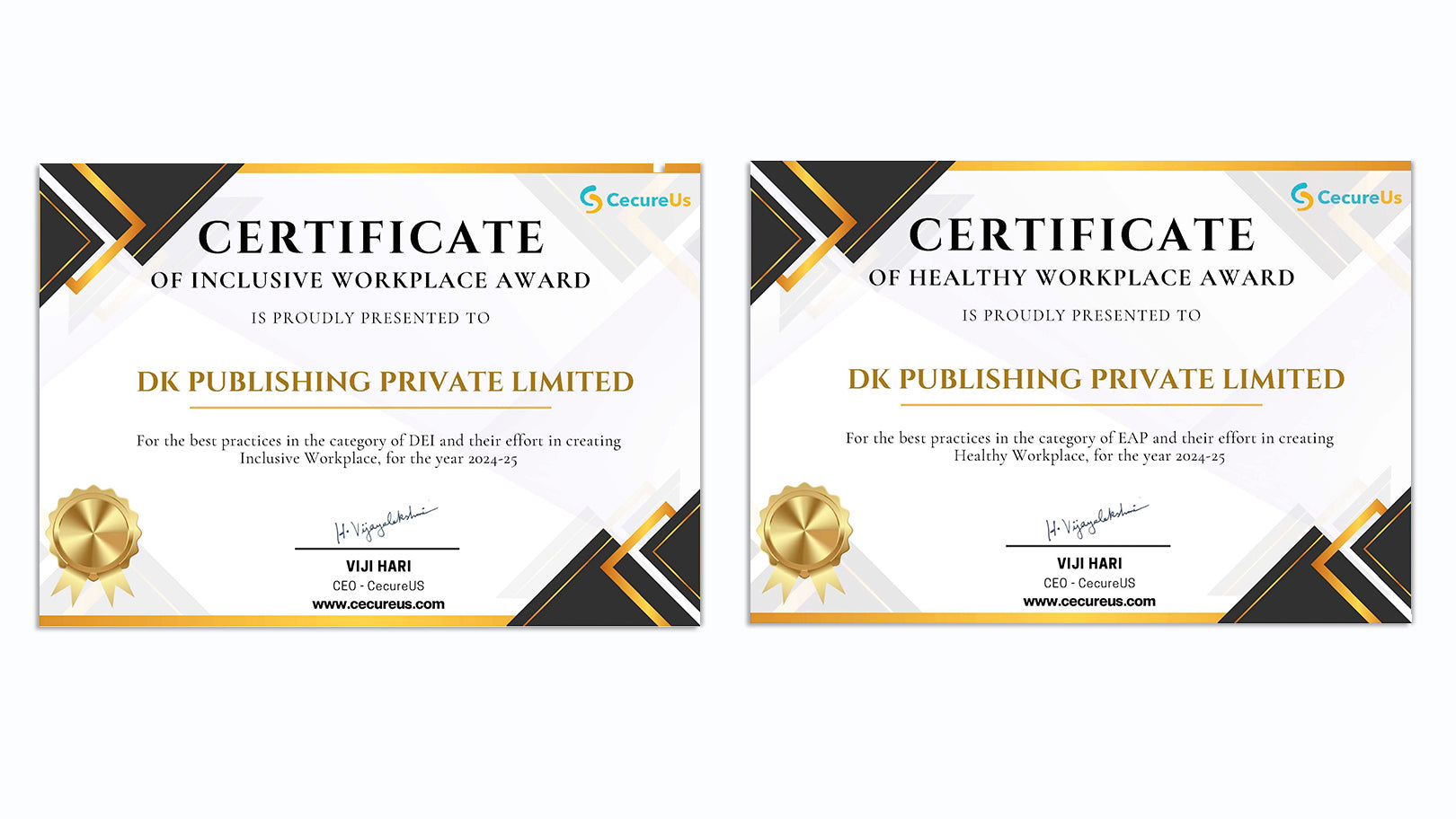 DK India shines at the CecureUs Awards 2024-25