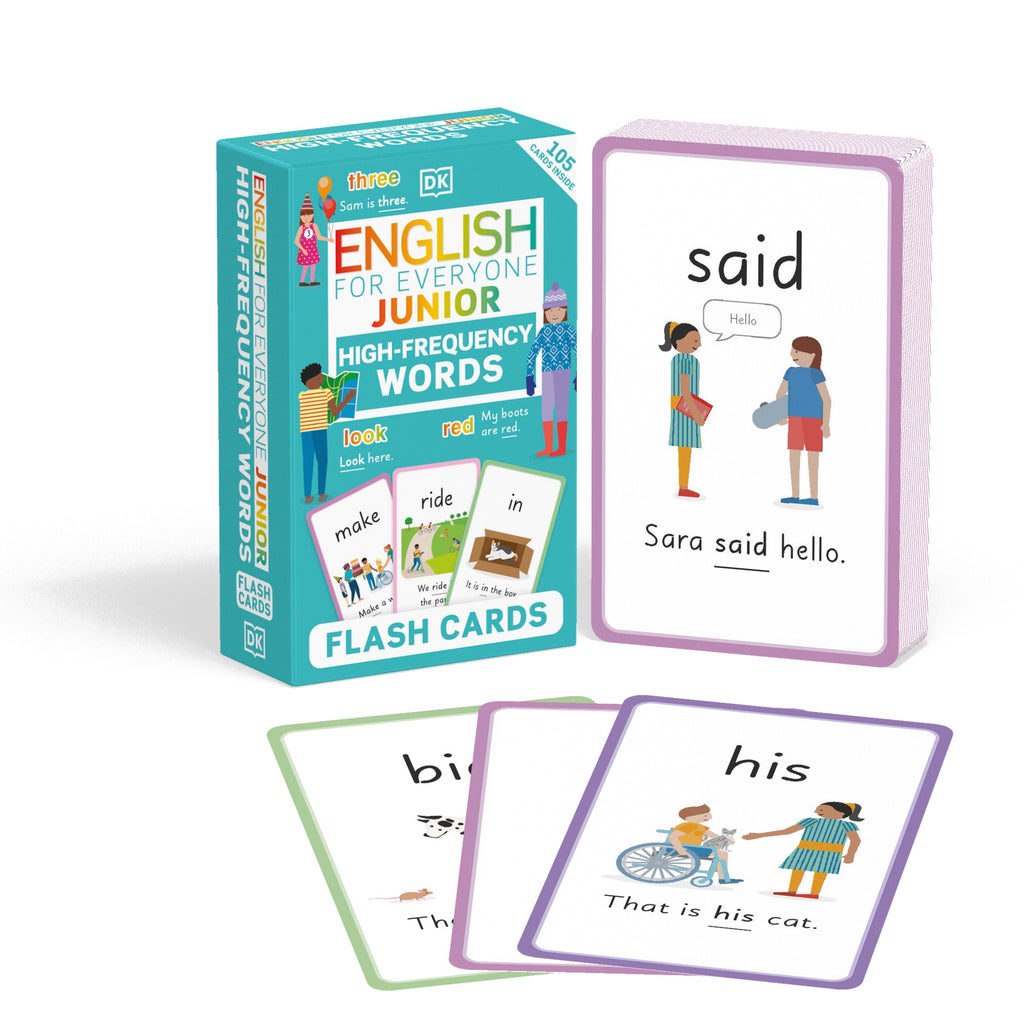 9780241536230-English for Everyone Junior High-Frequency Words Flash Cards-Cards-Jacket Image-1