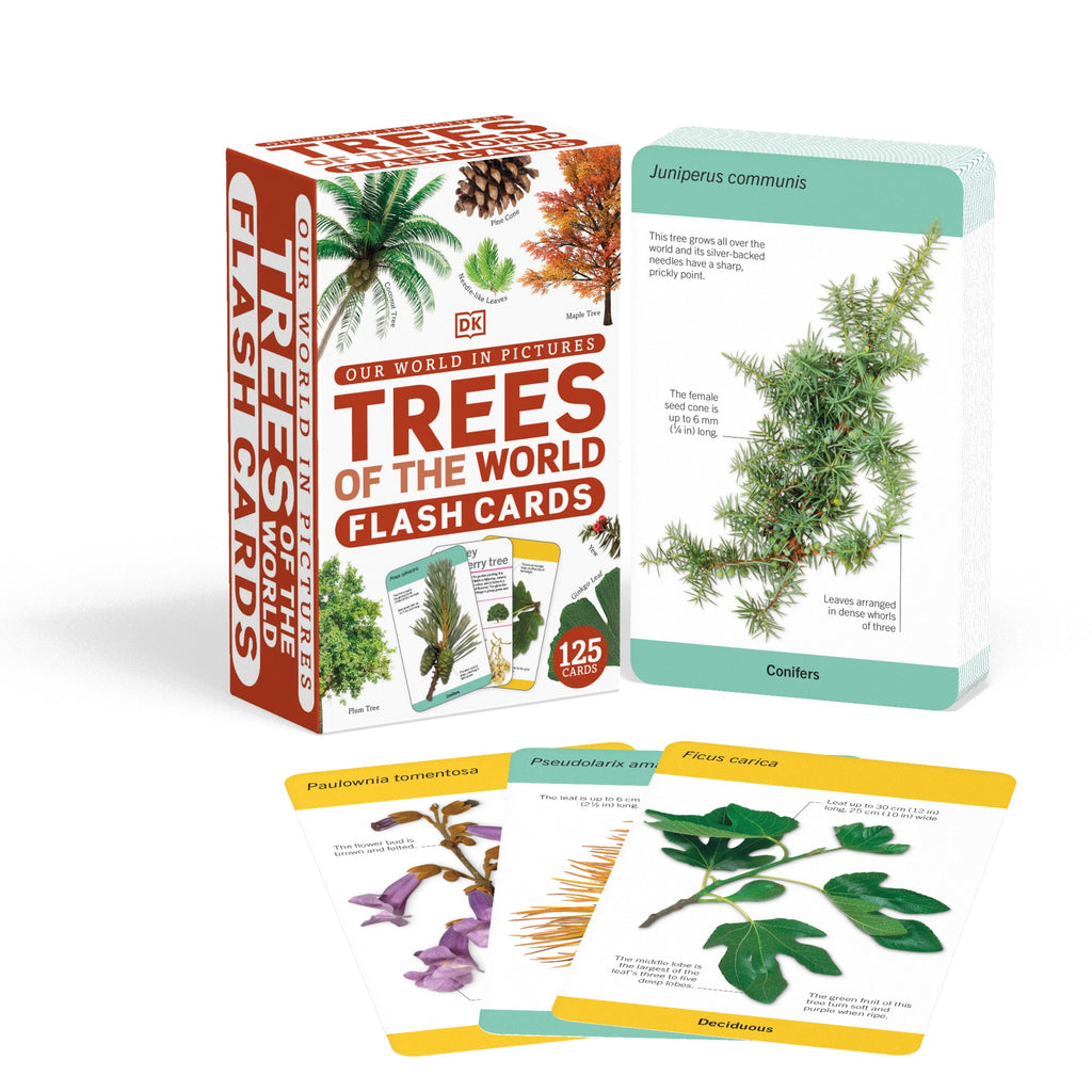 9780241536322-Our World in Pictures Trees of the World Flash Cards-Cards-Jacket Image-1