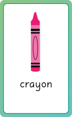 9780241525678-English for Everyone Junior First Words Flash Cards-Cards-Spread Image (PRHC Design Do Not Use)-1