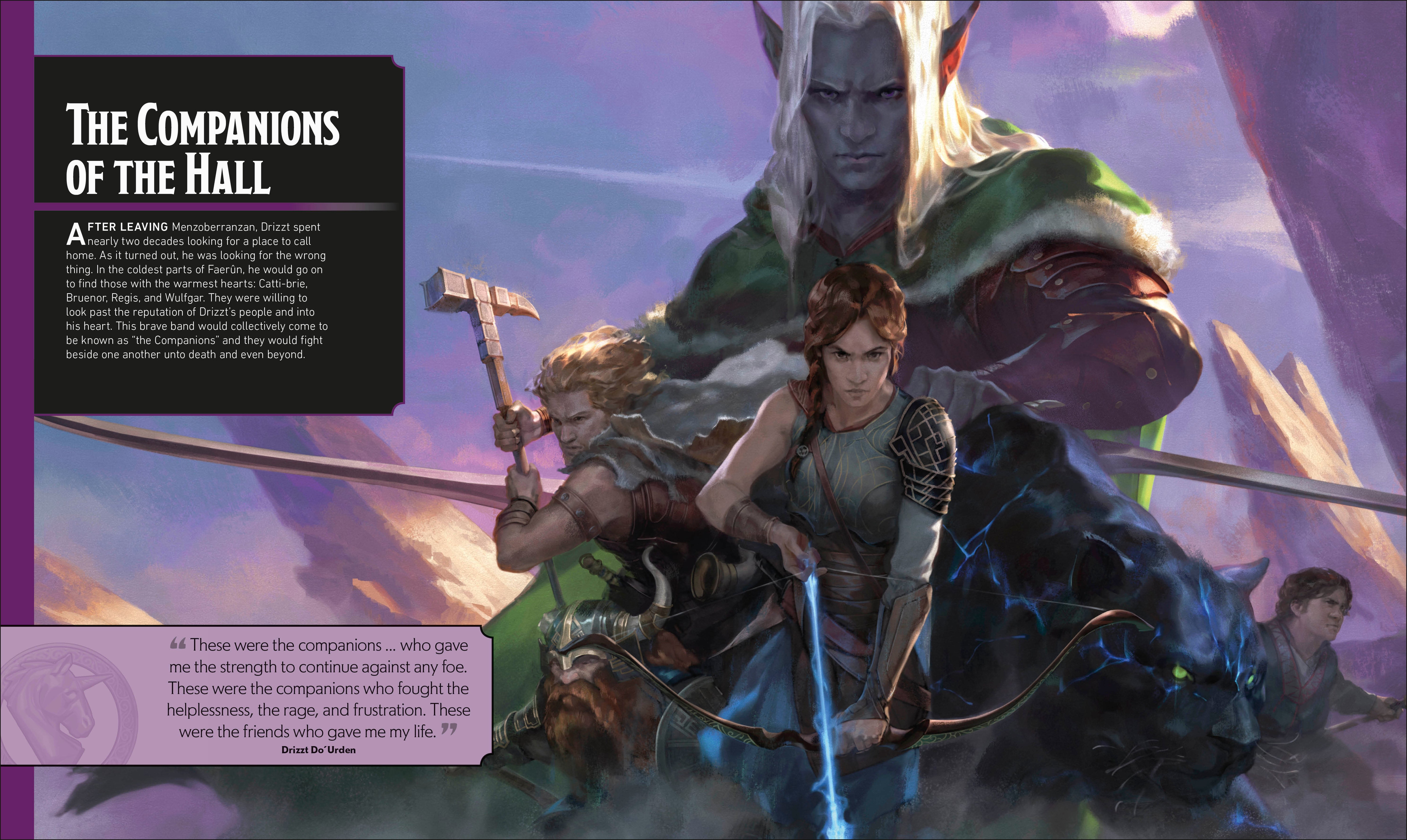 Dungeons & Dragons The Legend of Drizzt Visual Dictionary – DK