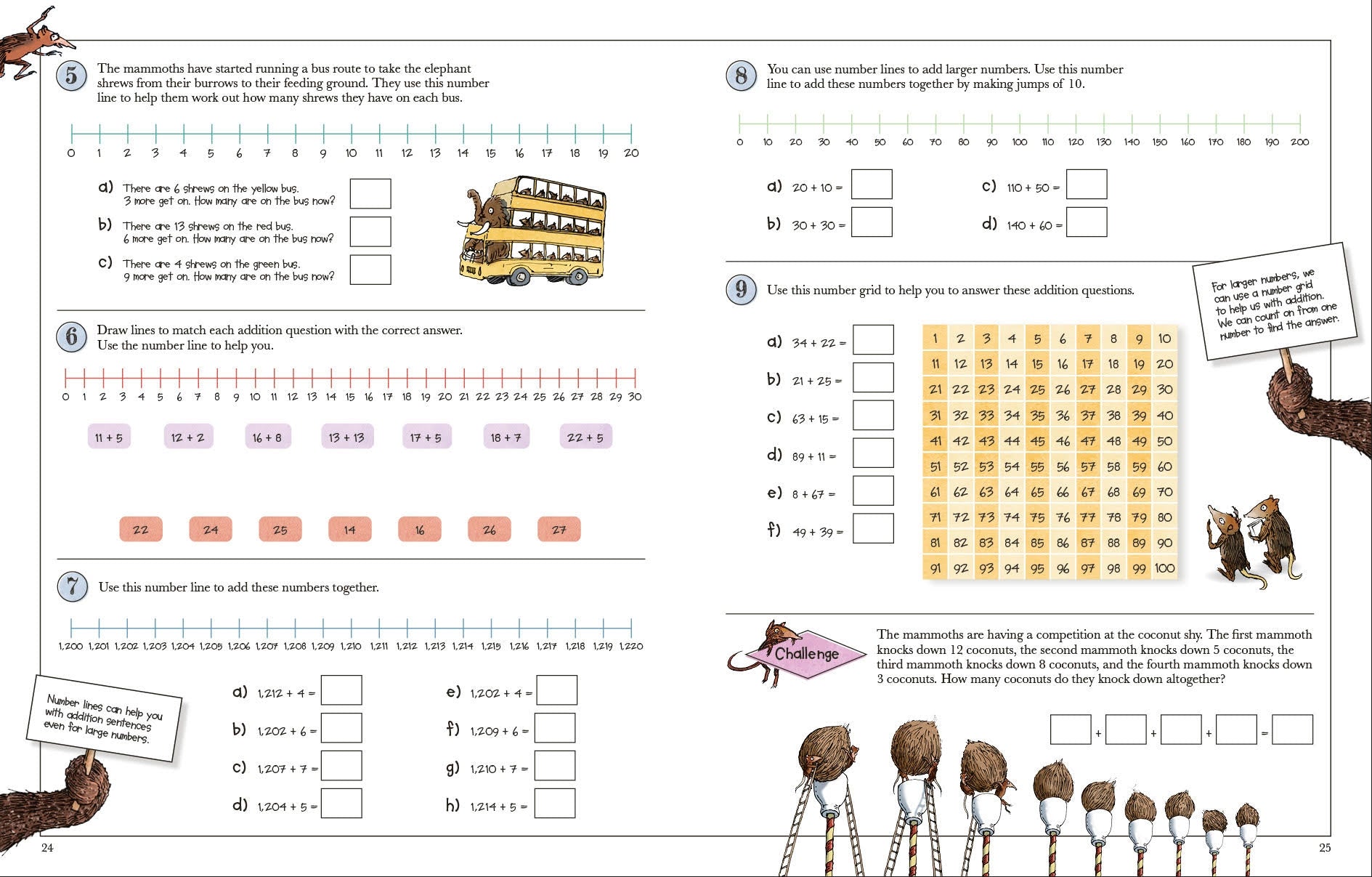 Mammoth Maths Workbook