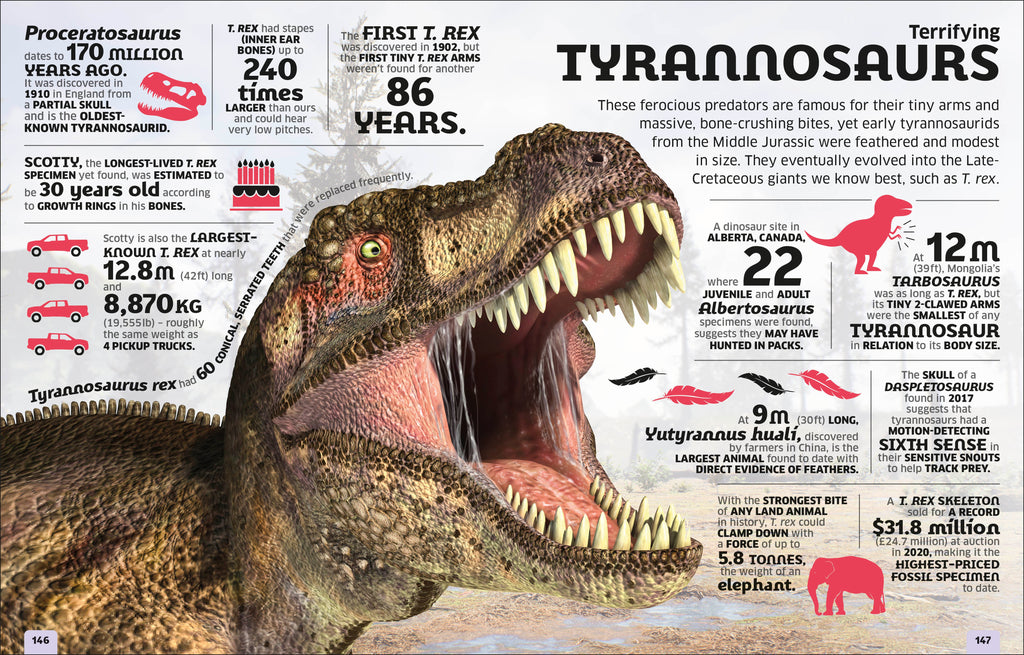 Our World in Numbers Dinosaurs and Other Prehistoric Life