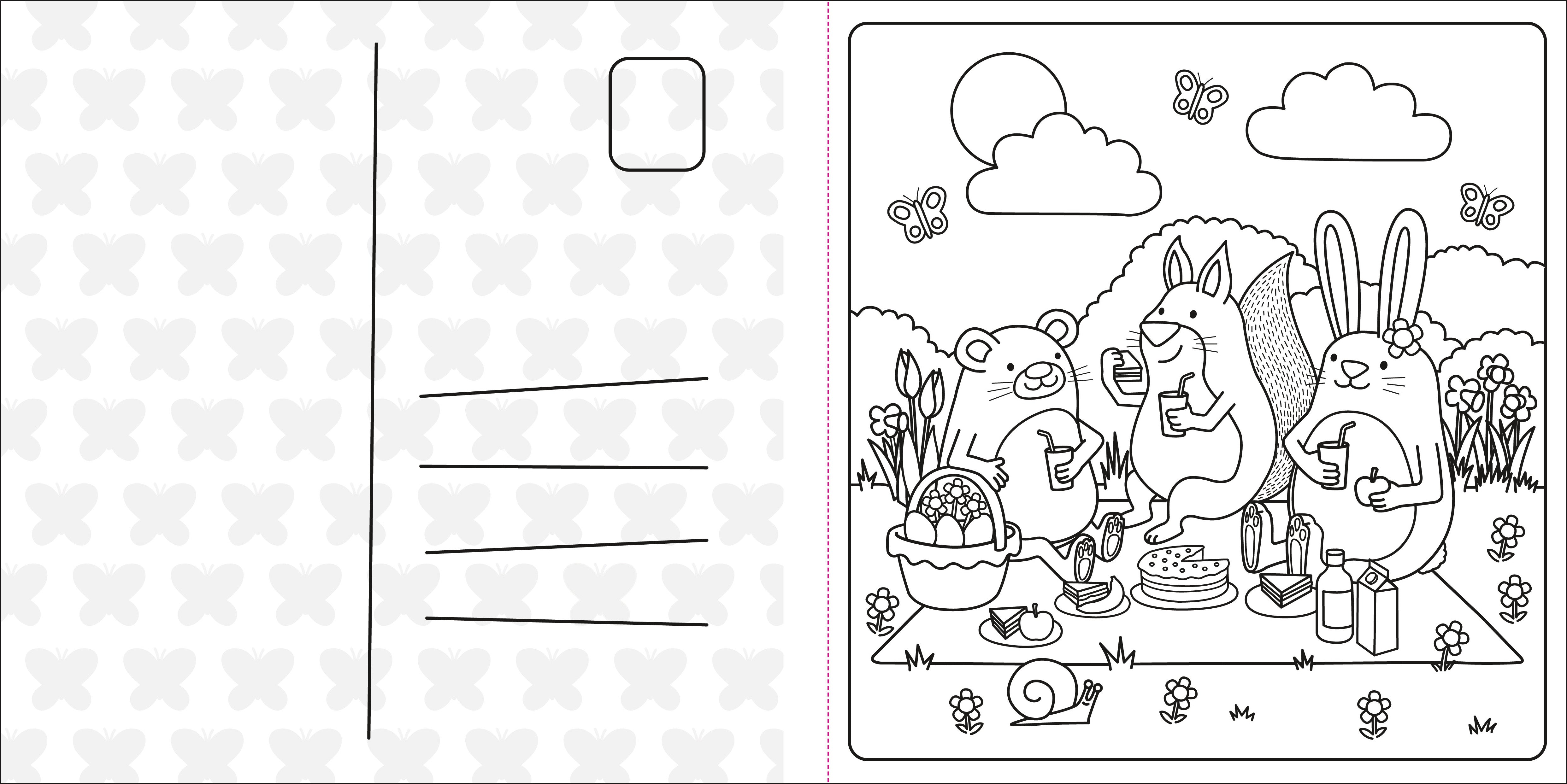 Super Cuties A Cosy Springtime Colouring Book – DK