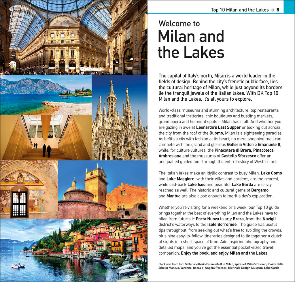 DK Top 10 Milan and the Lakes