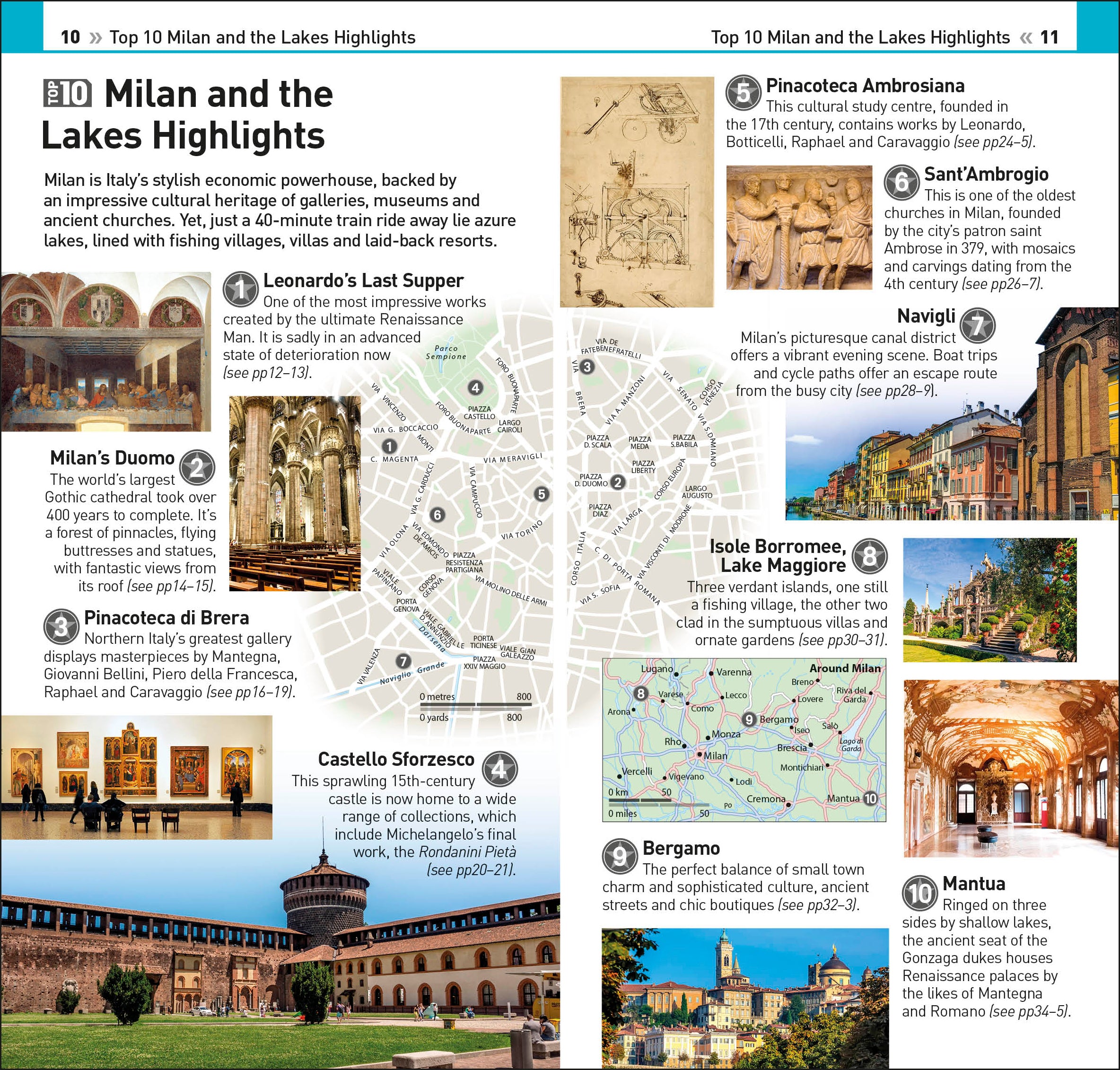 DK Top 10 Milan and the Lakes