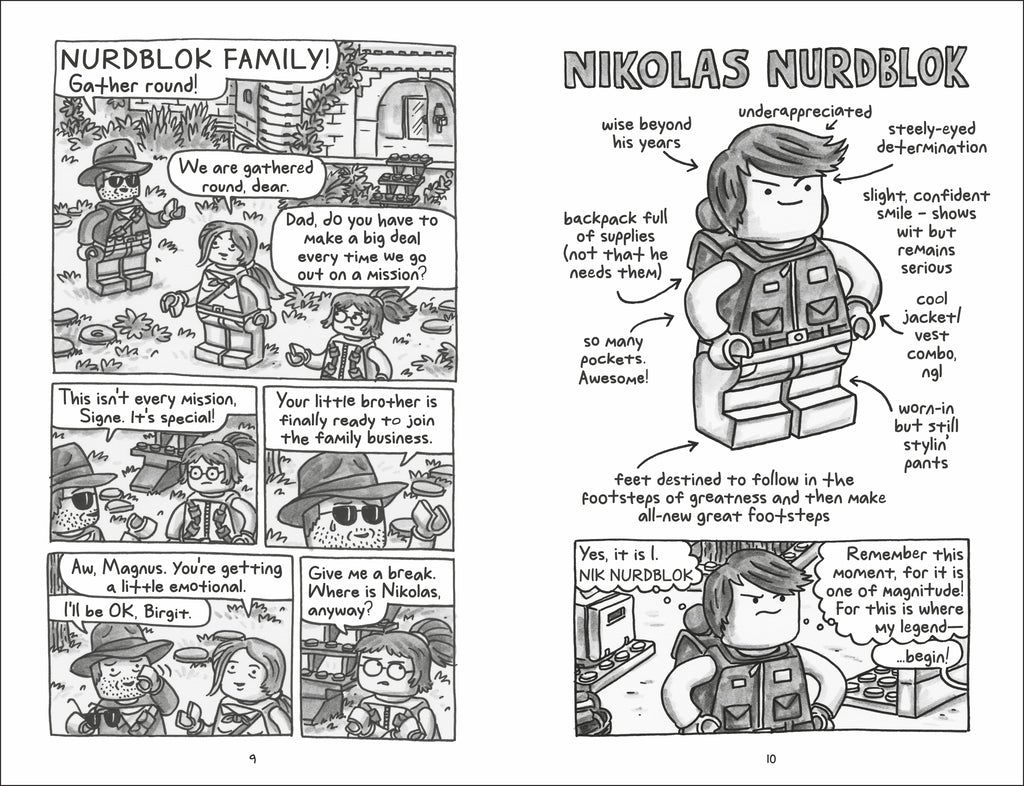 LEGO Nikolas Nurdblok and the Lost Brick