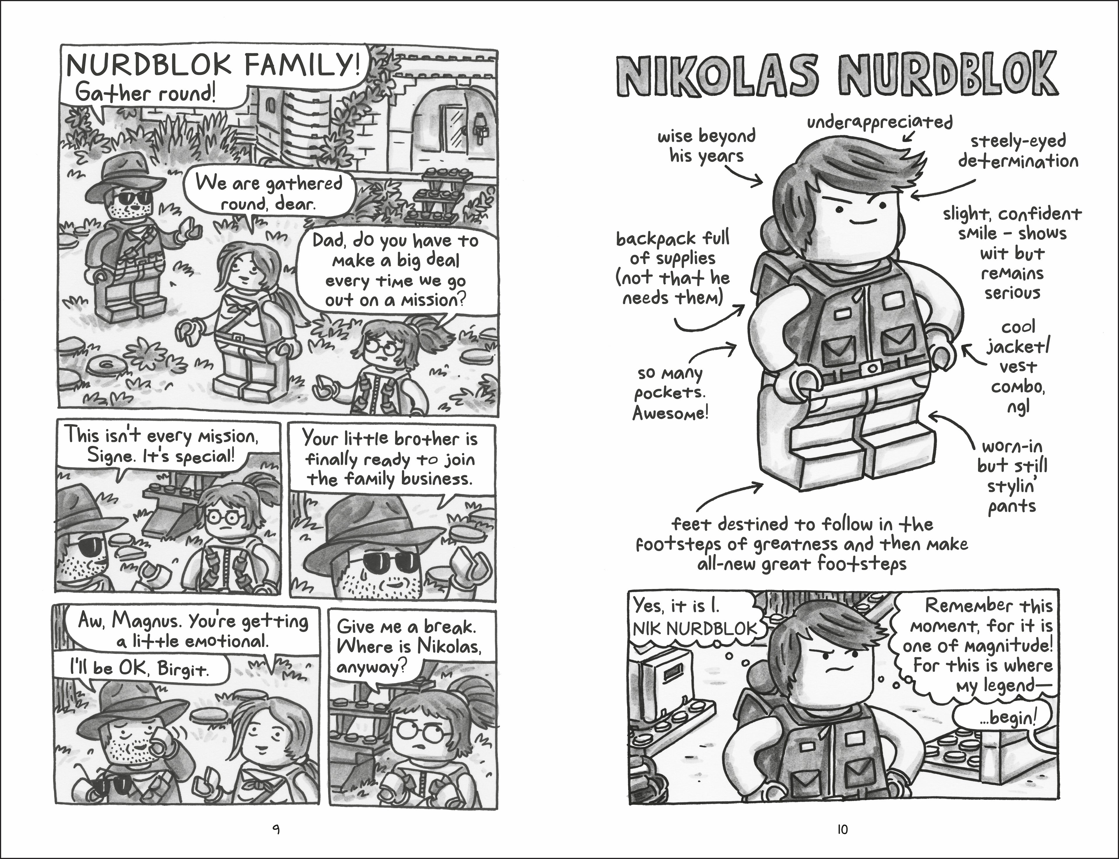 LEGO Nikolas Nurdblok and the Lost Brick