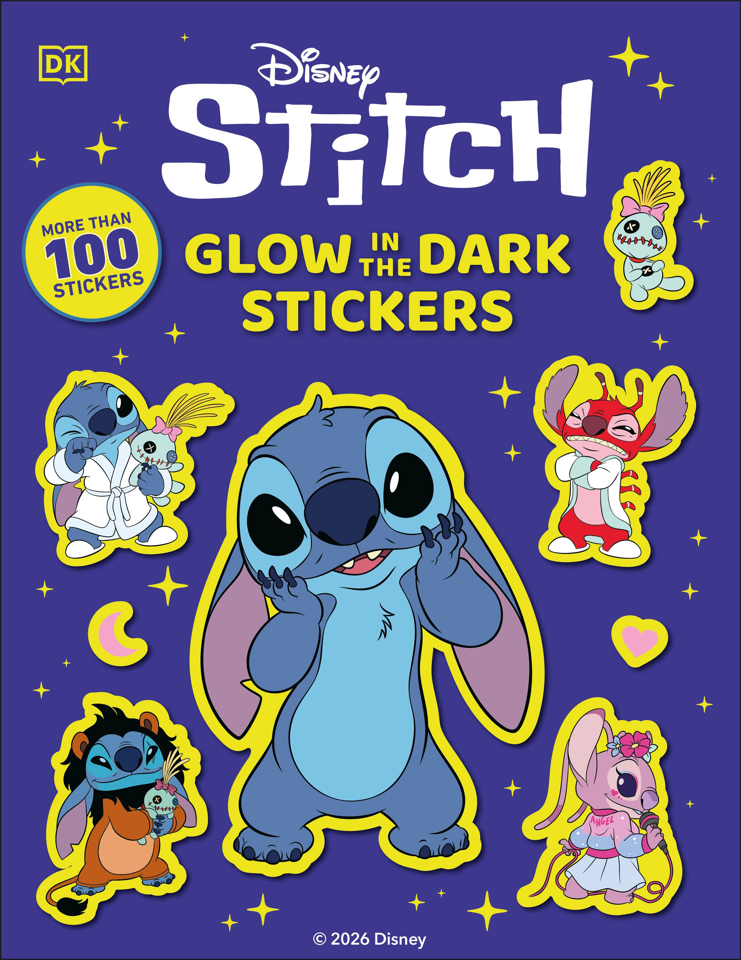 Disney Stitch Glow in the Dark Ultimate Sticker Book – DK