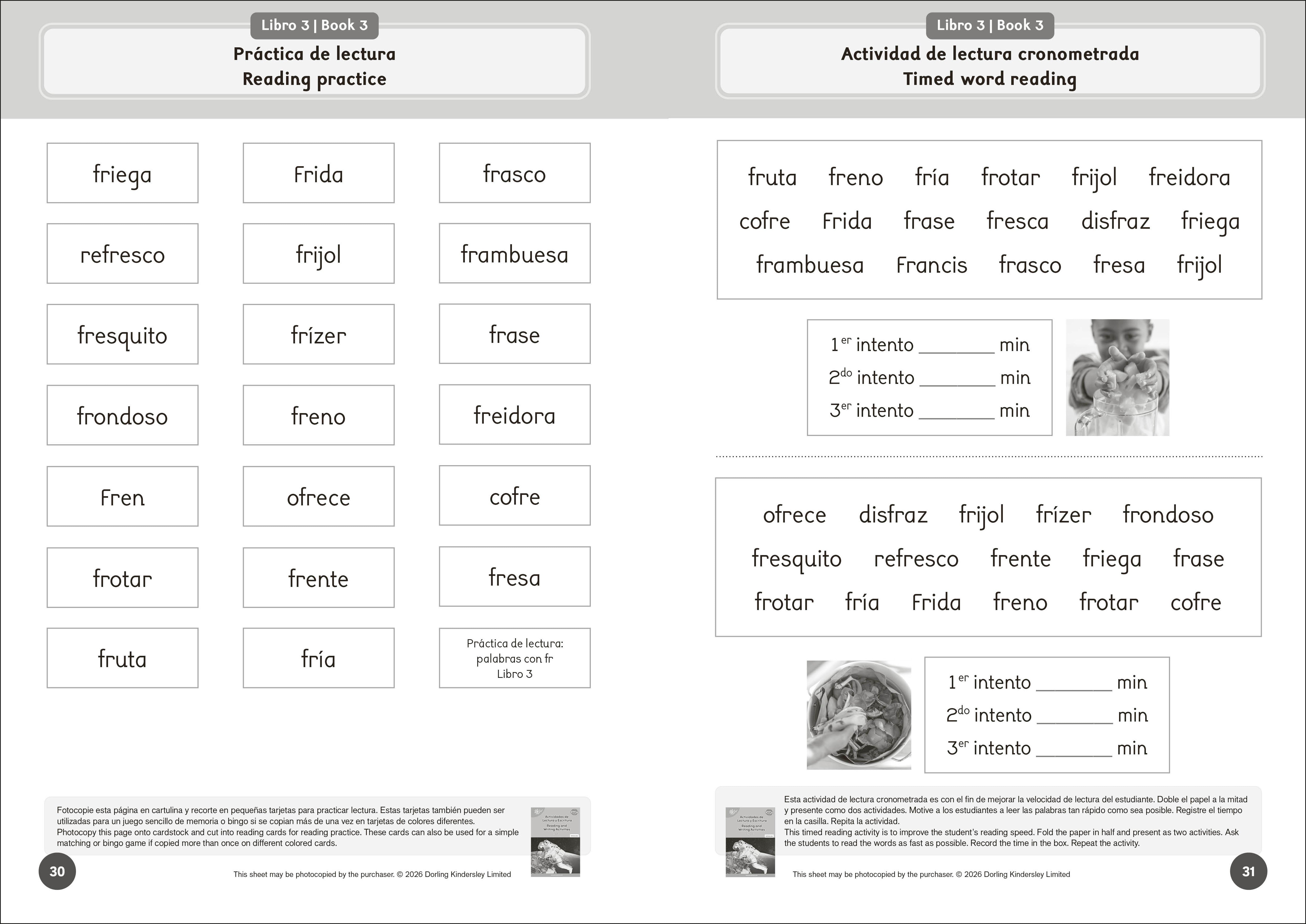 Phonic Books Dandelion Mundo Spanish Decodables Set 3 Activities – DK