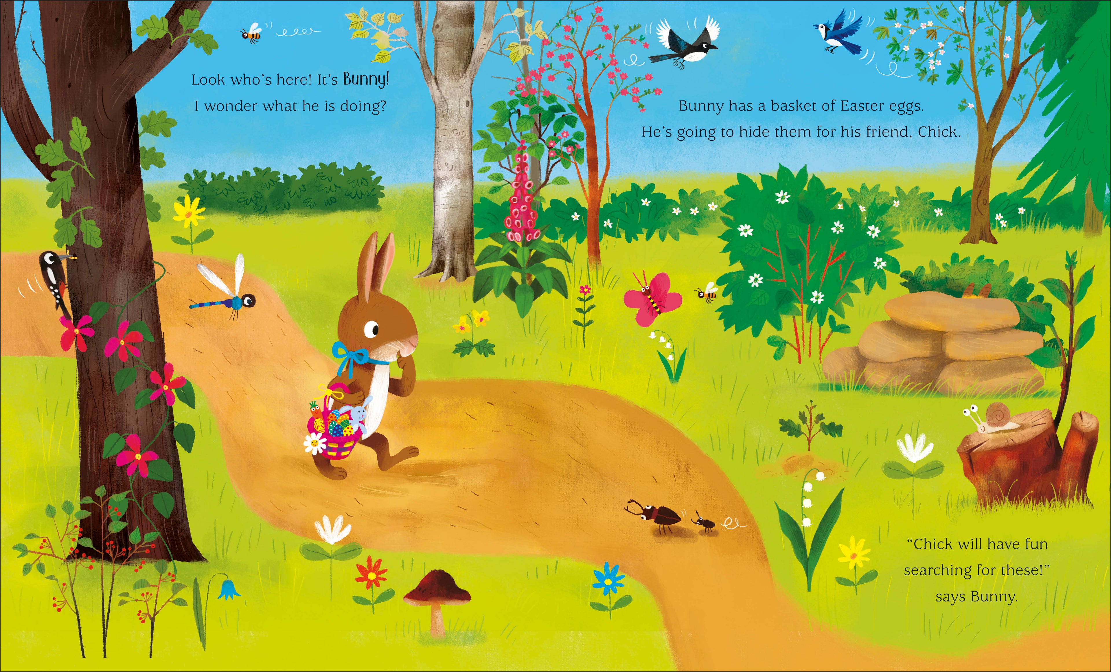 Say Peekaboo! Chick's Easter Egg Hunt