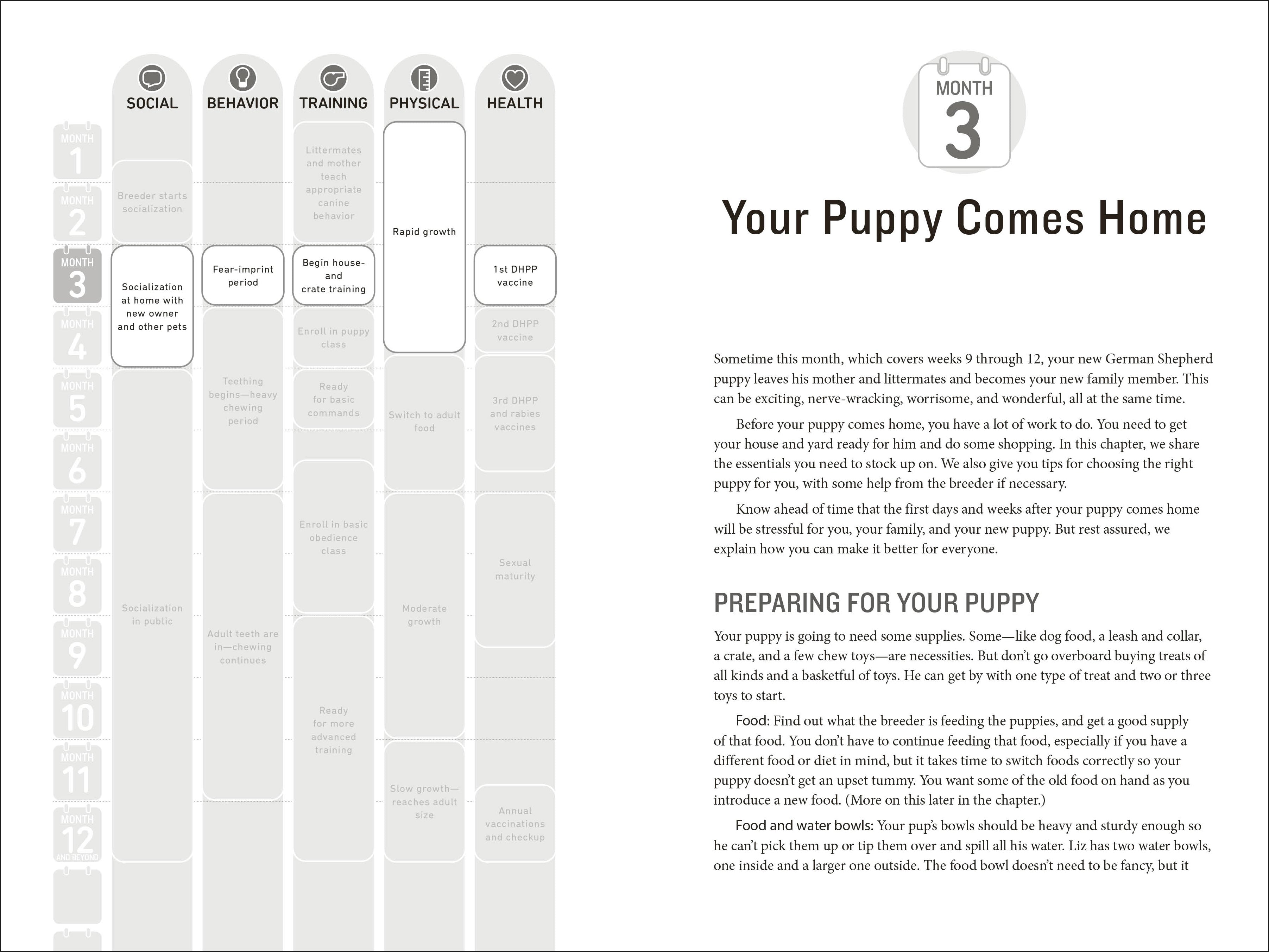 Your German Shepherd Puppy Month by Month, 2nd Edition