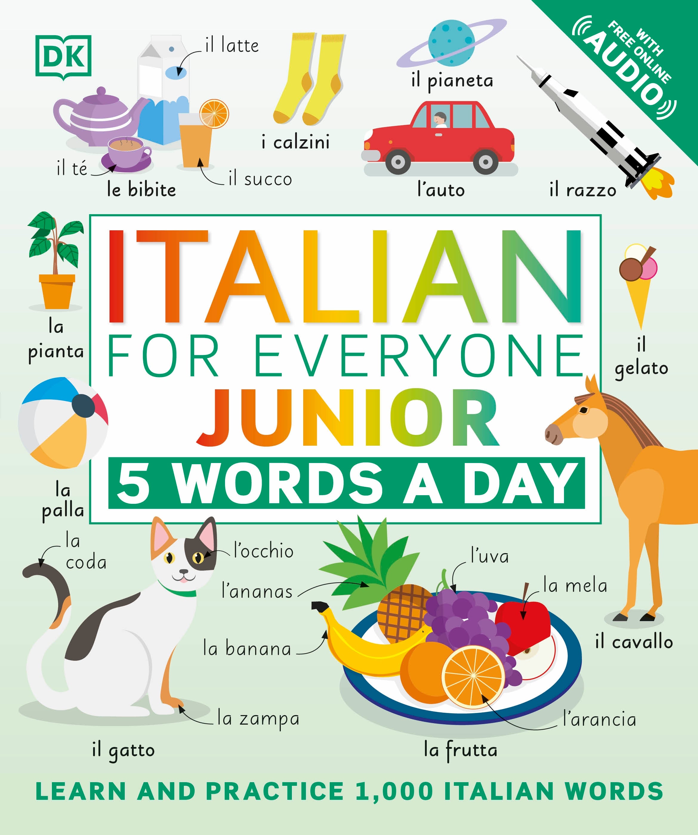 Italian for Everyone Junior 5 Words a Day jacket