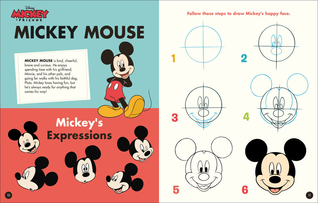 Disney How to Draw Favourite Characters-Spread, Image, (PRHC, Design, Do, Not, Use)-1