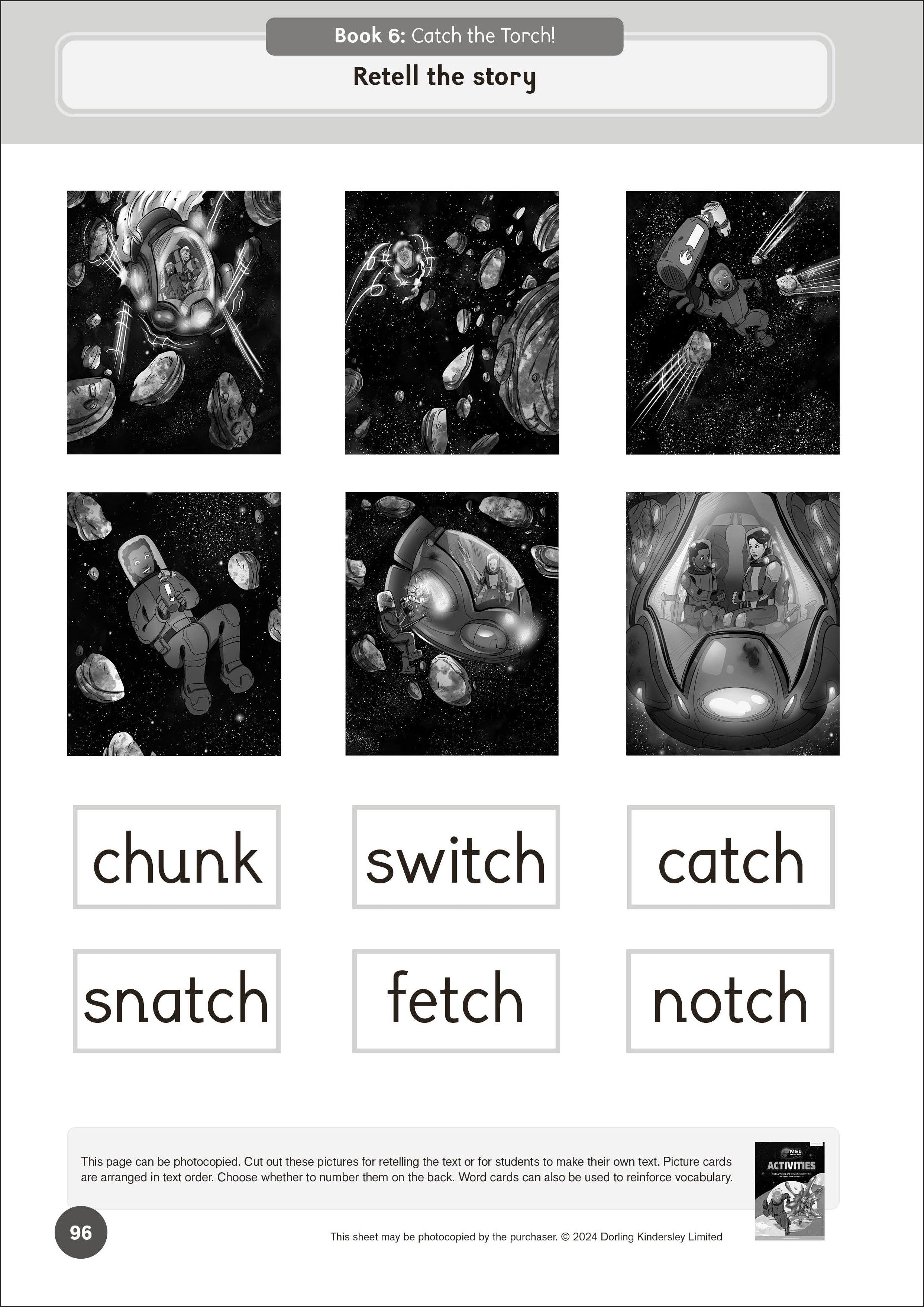 Phonic Books Mel on Mars Activities-Spread, Image, (PRHC, Design, Do, Not, Use)-4