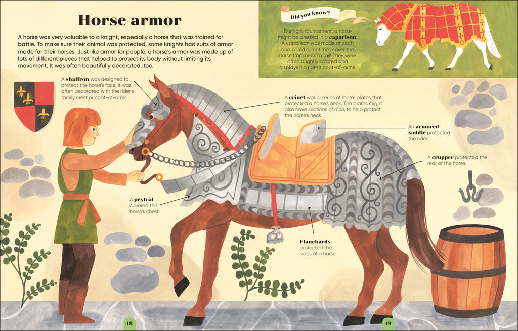 The Met Knights Discover, Press Out & Play-Spread, Image, (PRHC, Design, Do, Not, Use)-2