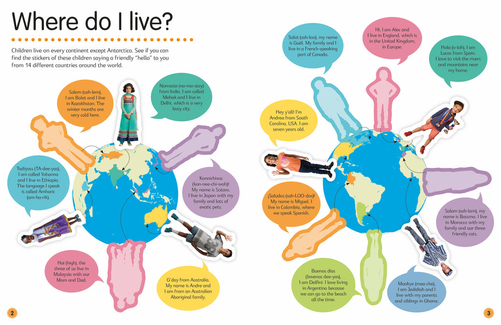 Ultimate Sticker Book: Children Just Like Me