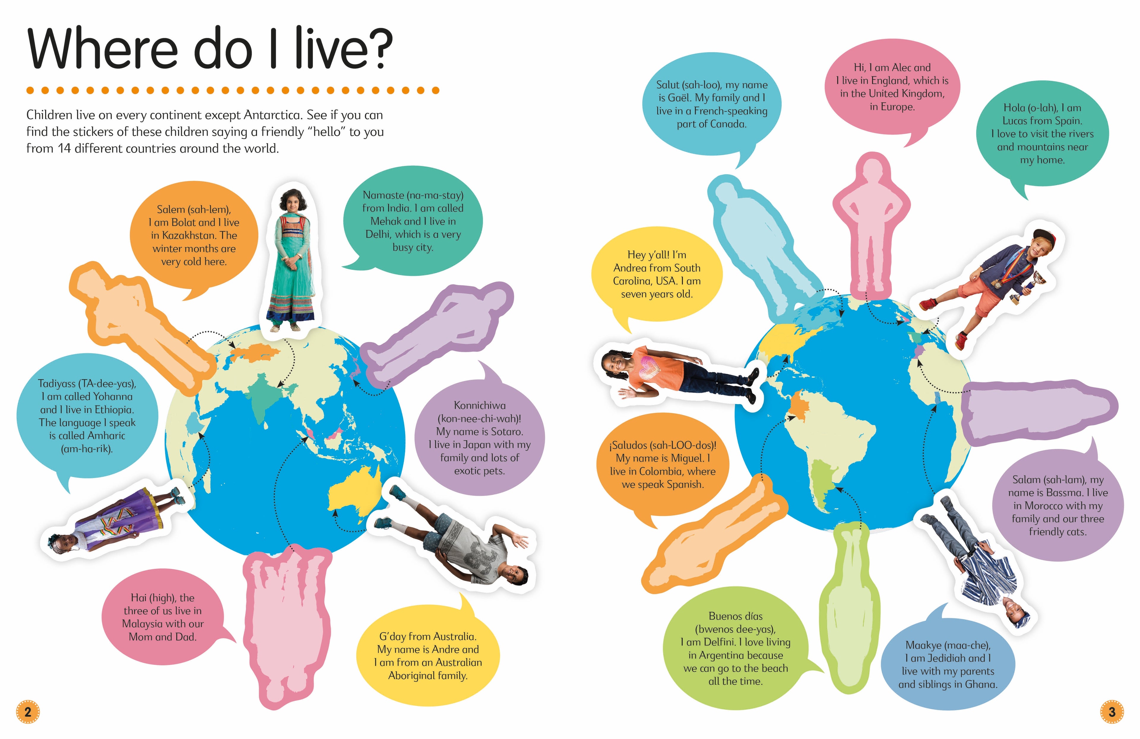 Ultimate Sticker Book: Children Just Like Me