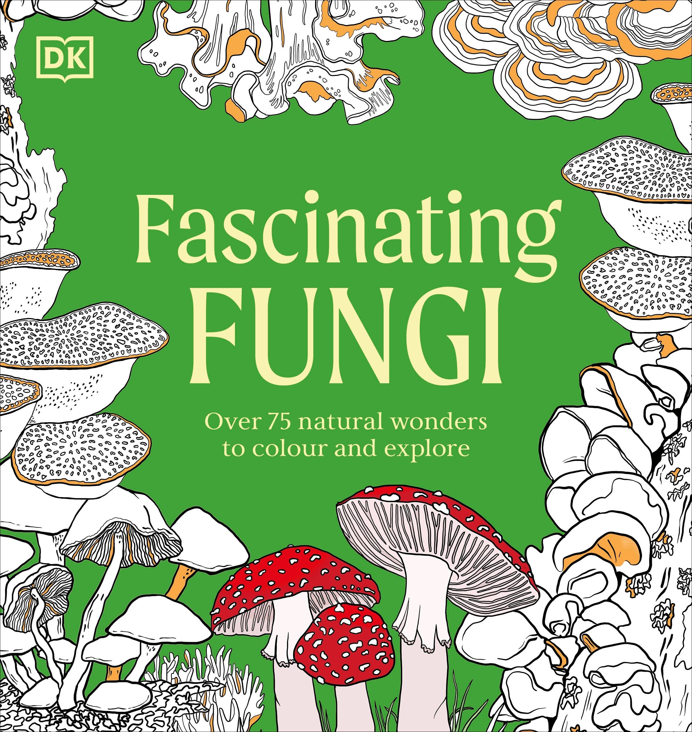 Fascinating Fungi Colouring Book