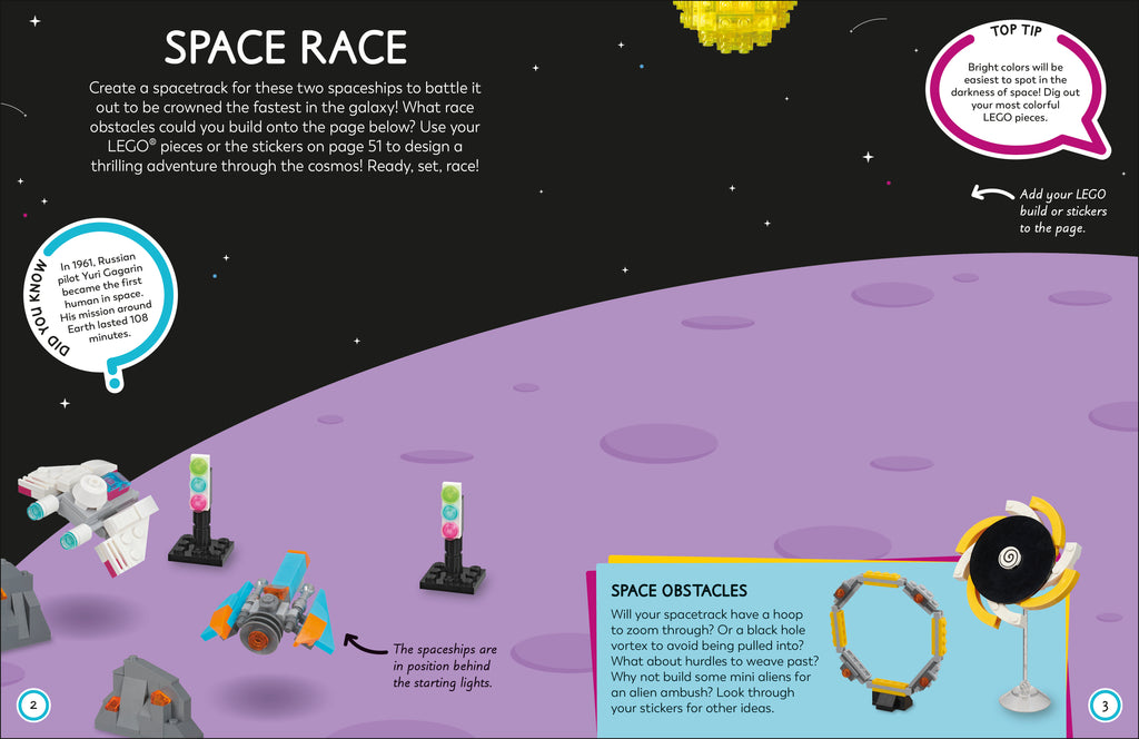LEGO Ideas Activity Book Space-Spread, Image, (PRHC, Design, Do, Not, Use)-1