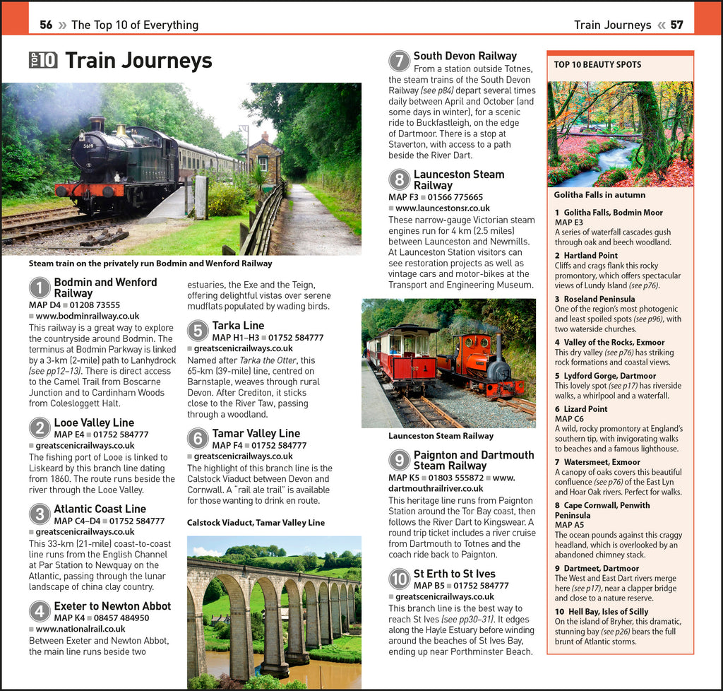 DK Top 10 Cornwall and Devon