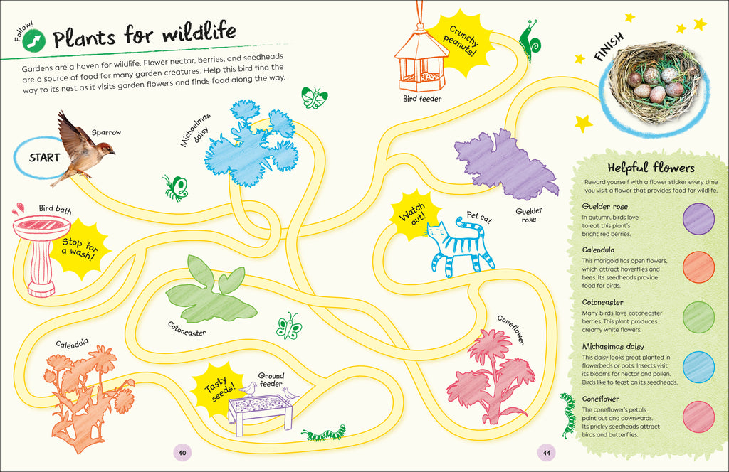 RHS Ultimate Sticker Book Garden Flowers