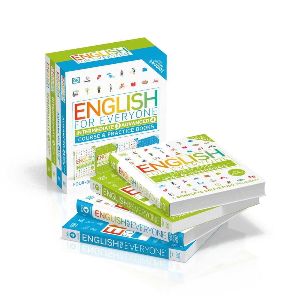 English for Everyone Intermediate and Advanced Box Set jacket image