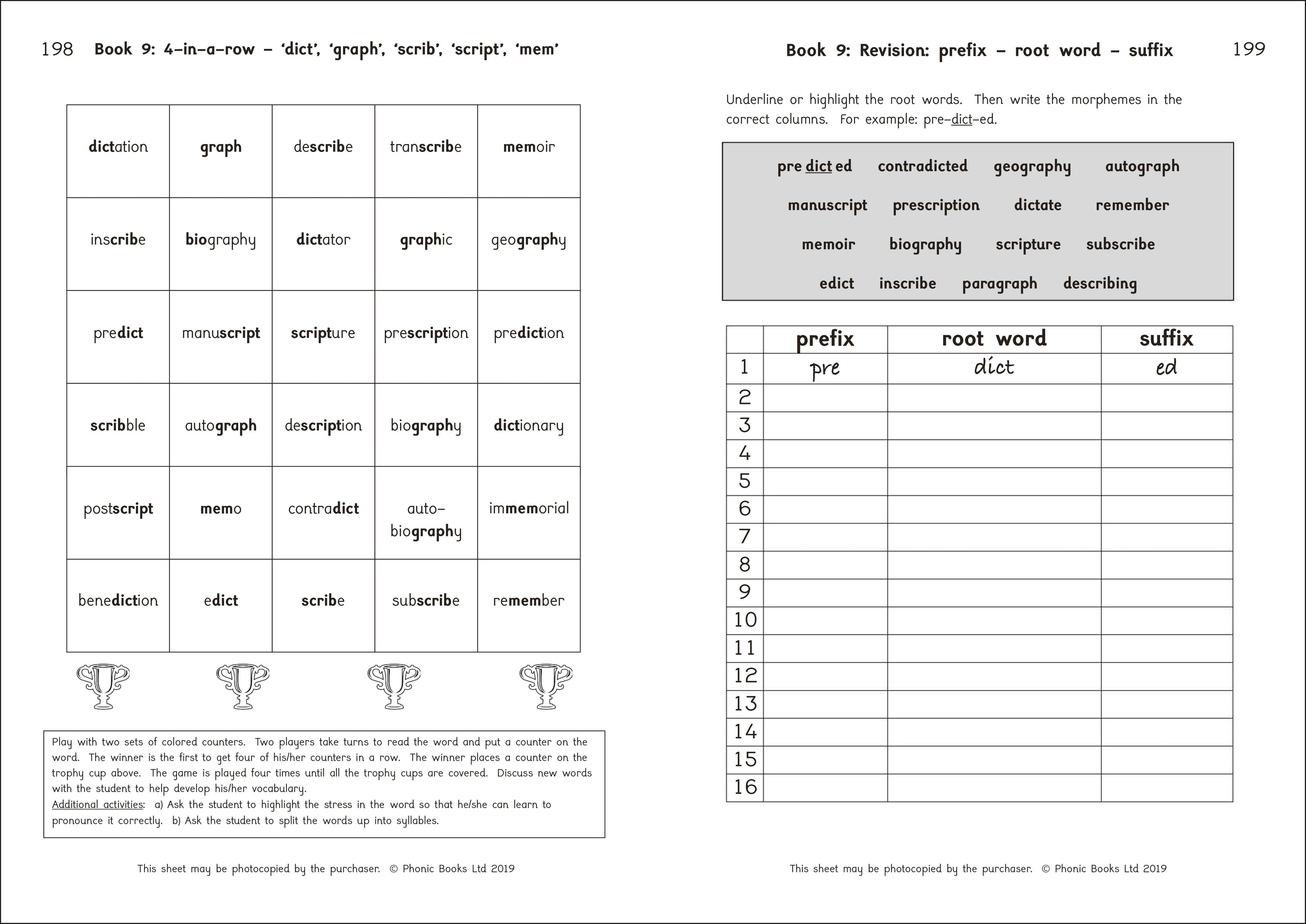 Phonic Books Amber Guardians Activities