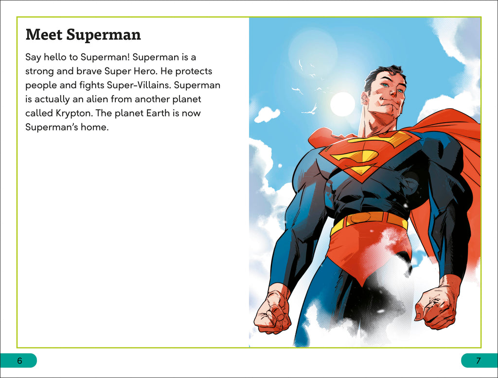 DK Super Readers Level 3 Superman Man of Steel-Spread, Image, (PRHC, Design, Do, Not, Use)-1