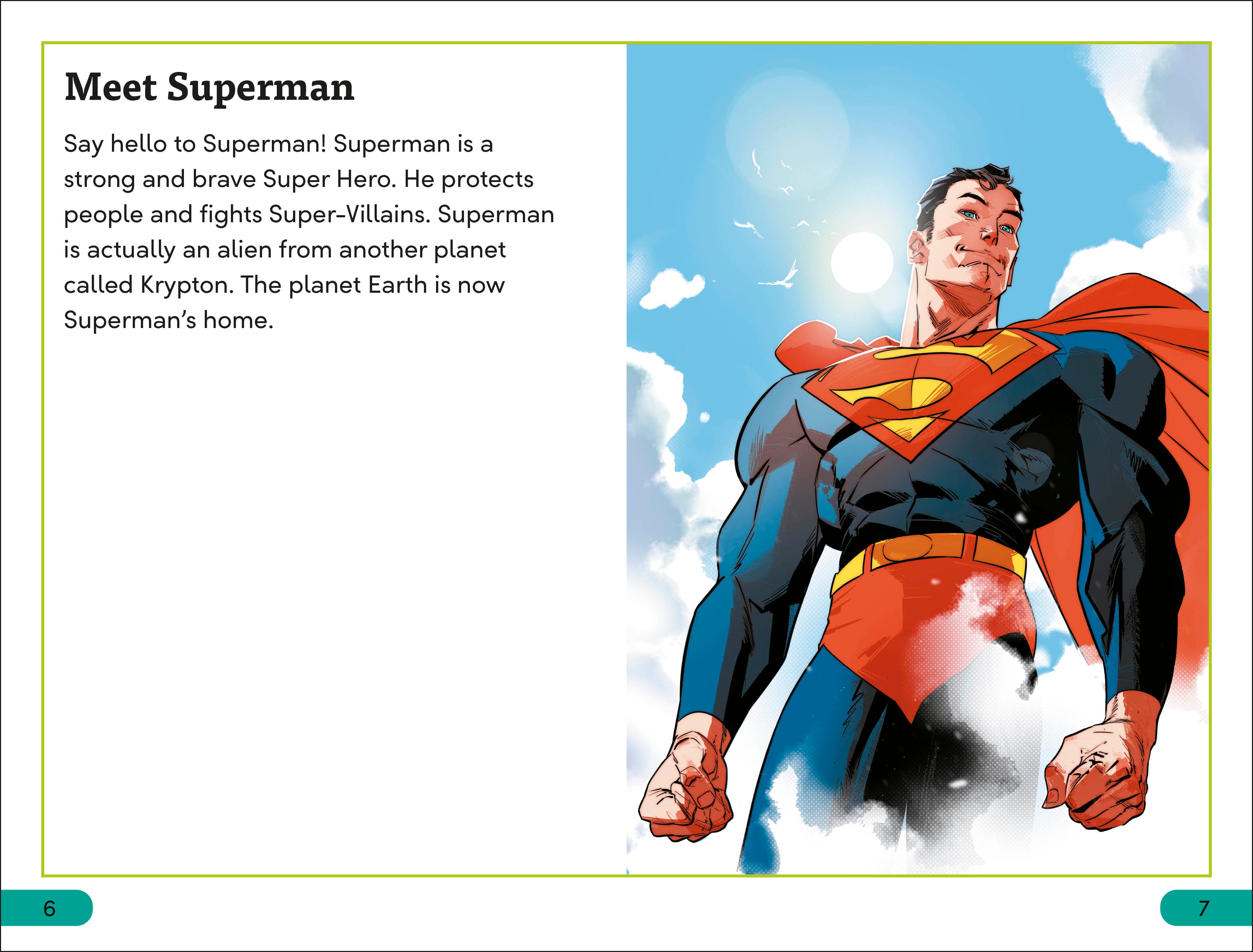 DK Super Readers Level 3 Superman Man of Steel-Spread, Image, (PRHC, Design, Do, Not, Use)-1