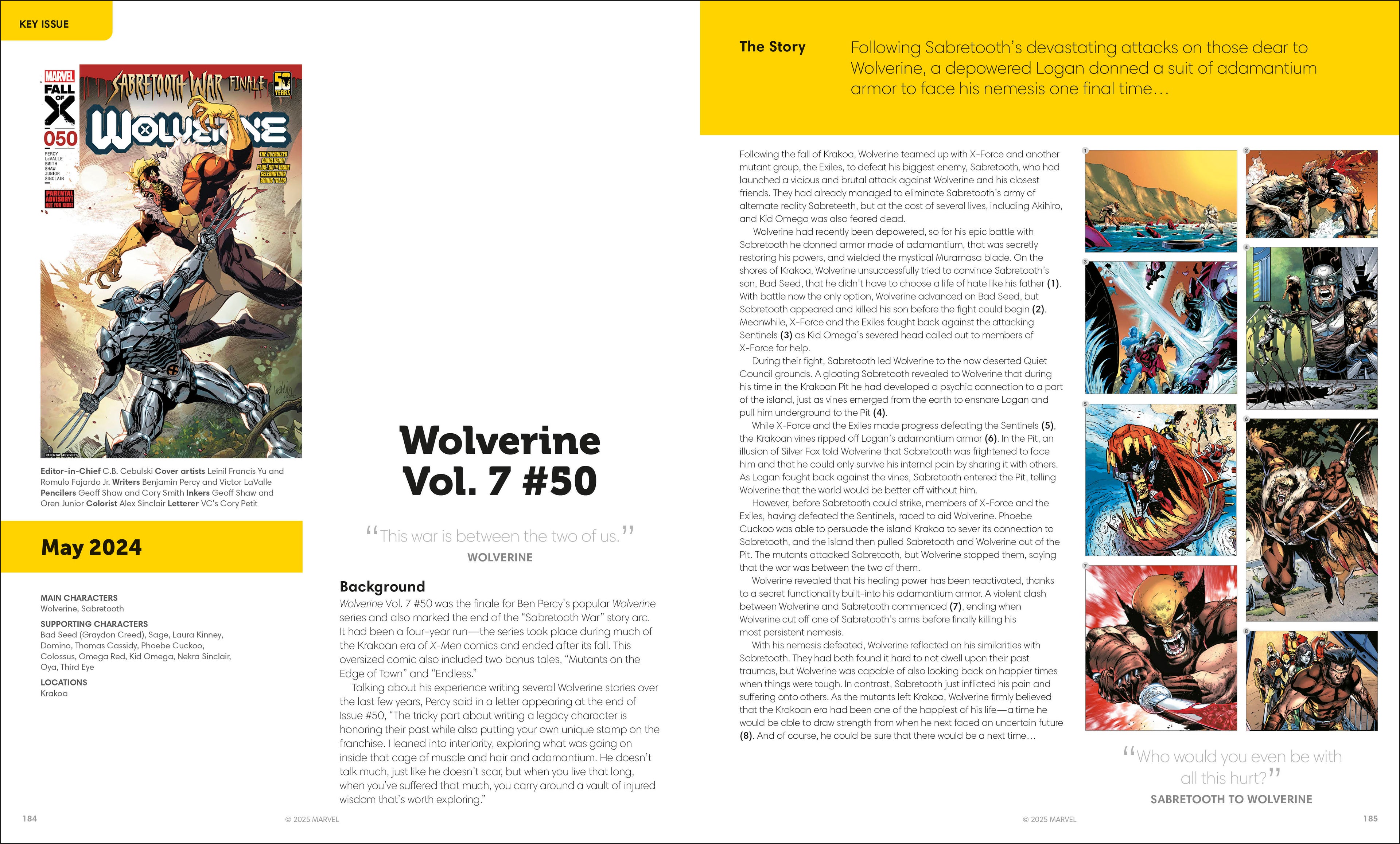 Wolverine the Ultimate Guide-Spread, Image, (PRHC, Design, Do, Not, Use)-6