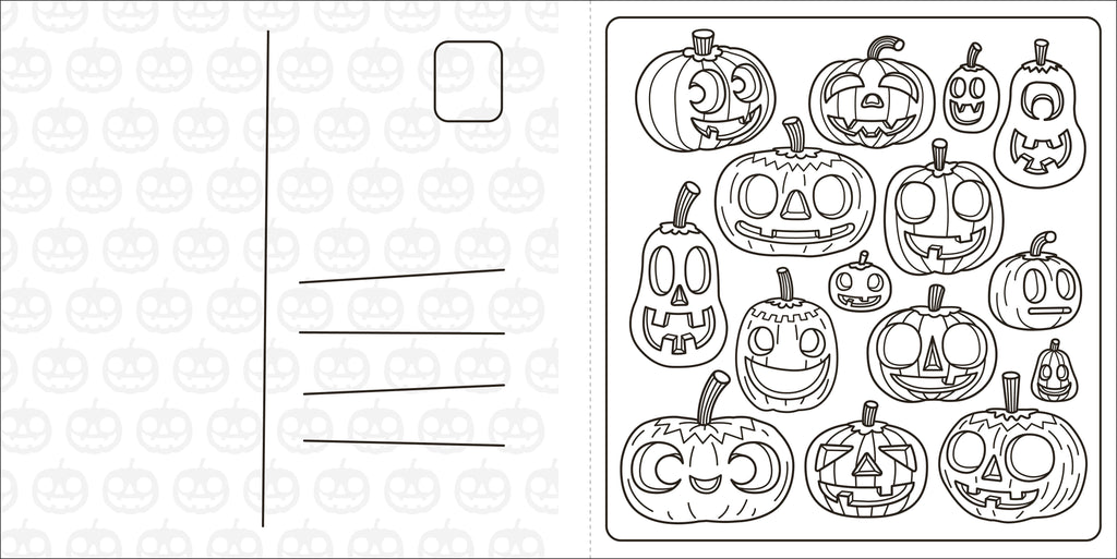 Super Cuties A Cosy Halloween Colouring Book-Spread, Image, (PRHC, Design, Do, Not, Use)-2