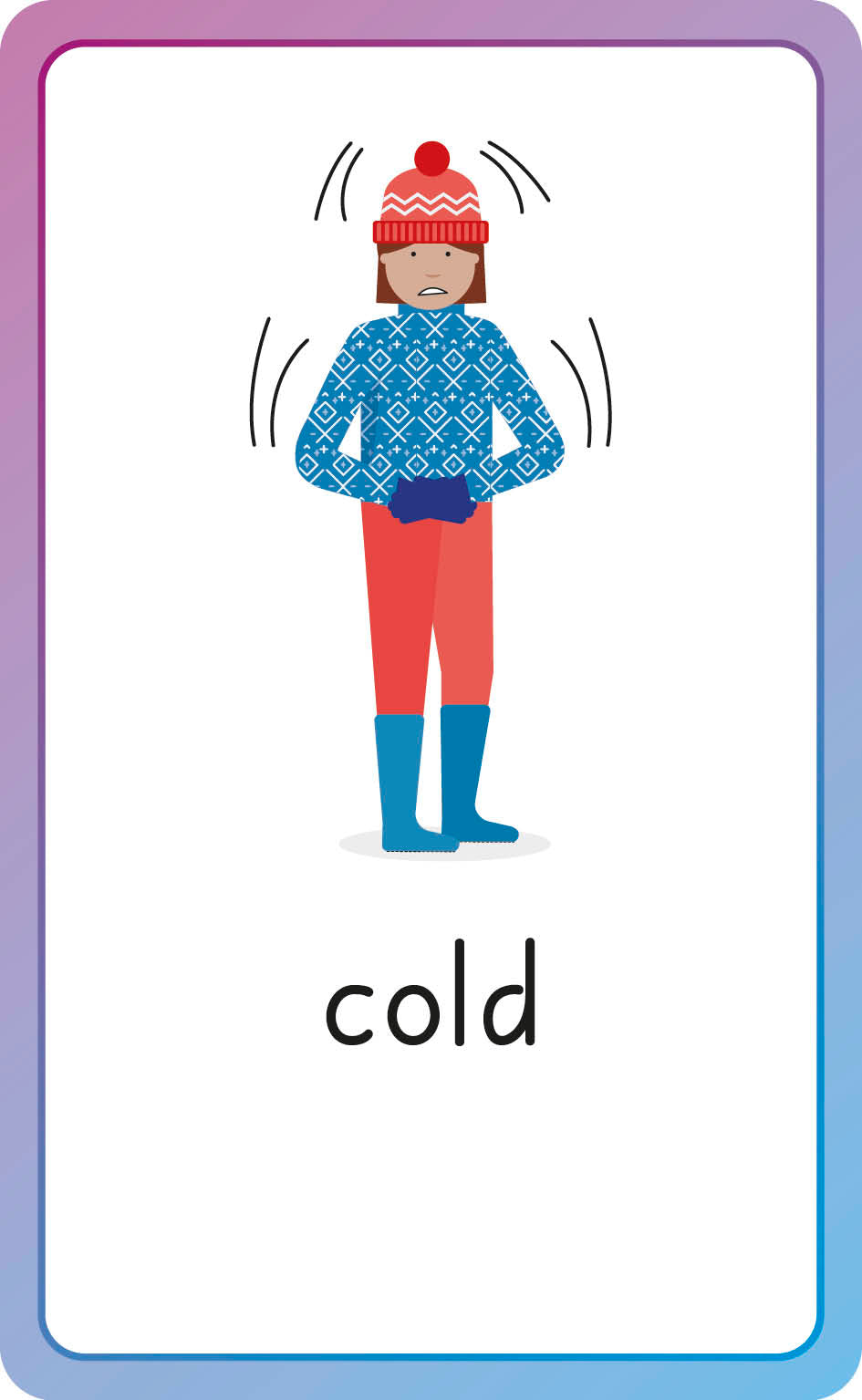 English for Everyone Junior First Words Flash Cards-spread image