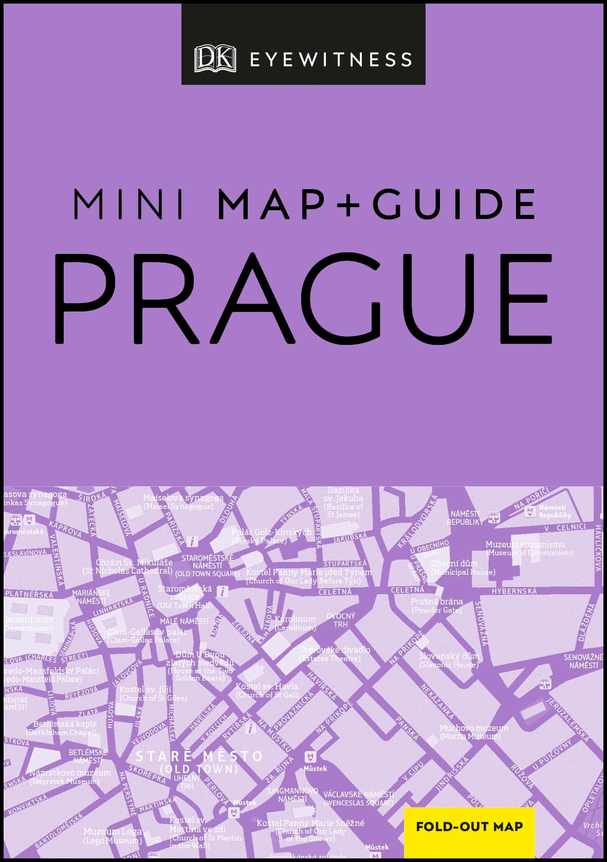 DK Prague Mini Map and Guide jacket