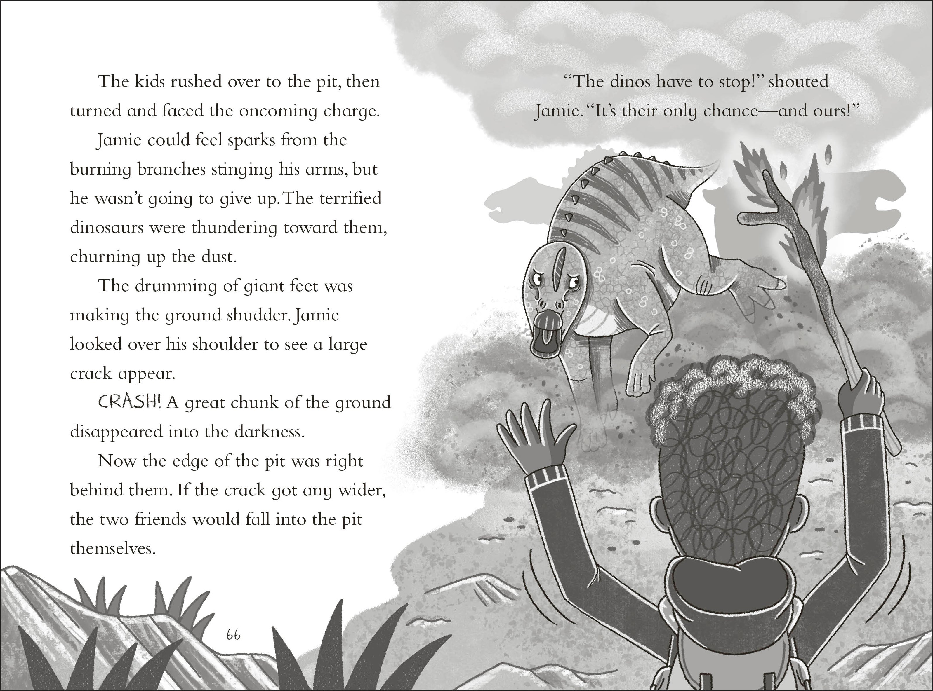 Dinosaur Club: The Edmontosaurus Stampede-Spread, Image, (PRHC, Design, Do, Not, Use)-7