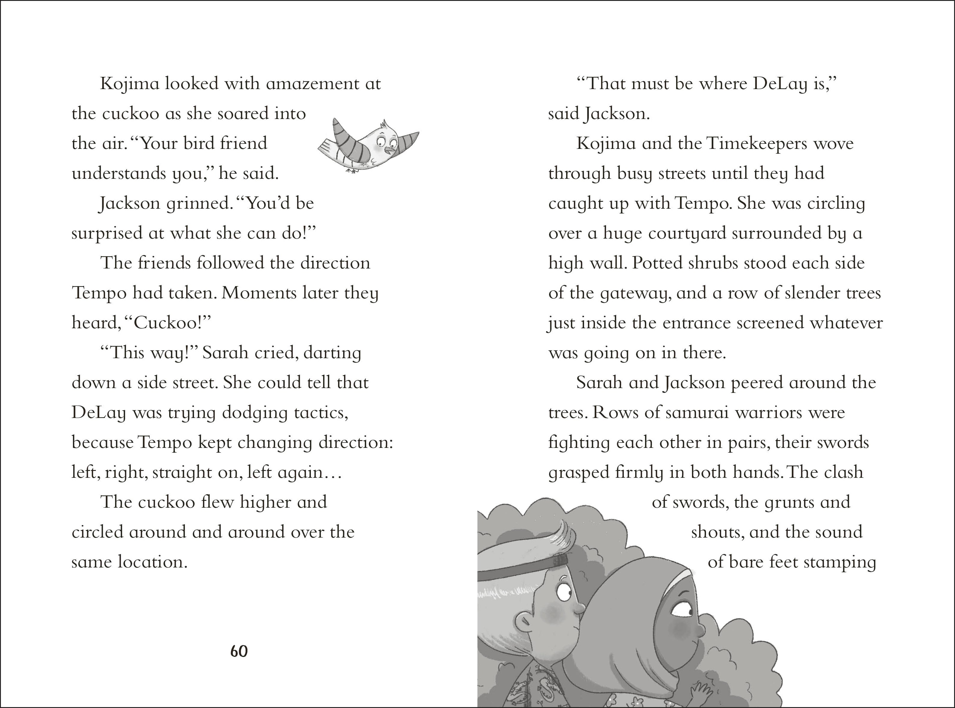 The Timekeepers: Samurai Saga-Spread, Image, (PRHC, Design, Do, Not, Use)-6