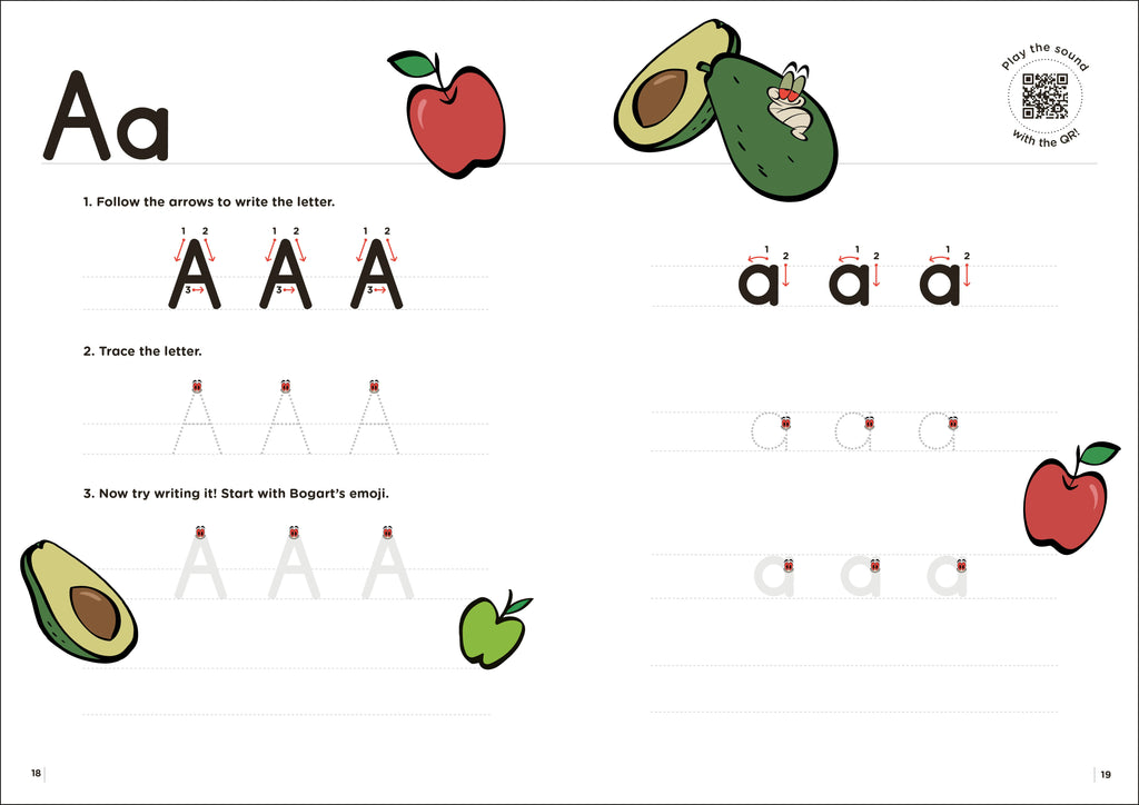Mrs Wordsmith ABC Handwriting Workbook, Kindergarten & Grades 1-2-Spread, Image, (PRHC, Design, Do, Not, Use)-2