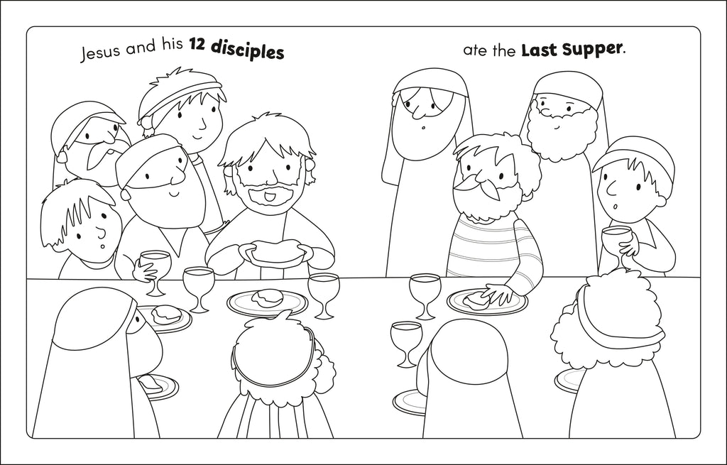 My Very First Bible Easter Coloring Book