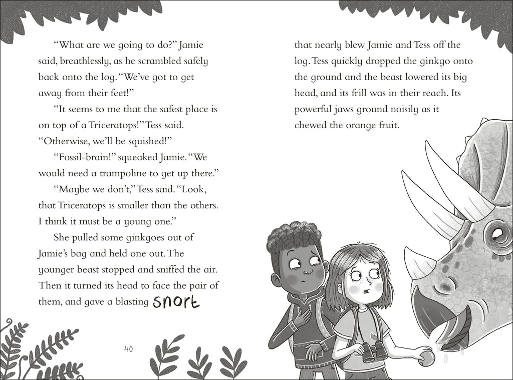 Dinosaur Club: A Triceratops Charge-Spread, Image, (PRHC, Design, Do, Not, Use)-5