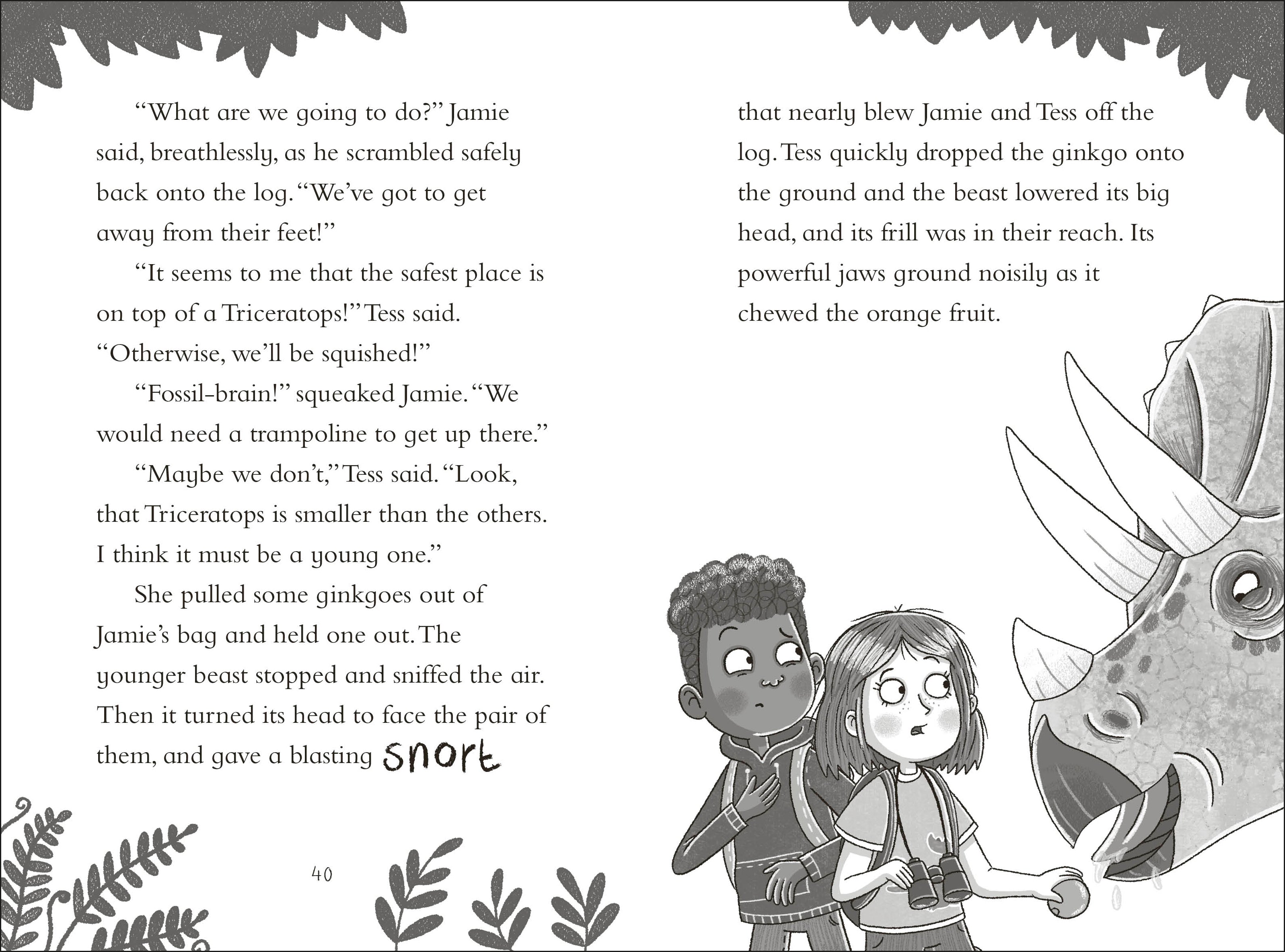 Dinosaur Club: A Triceratops Charge-Spread, Image, (PRHC, Design, Do, Not, Use)-5