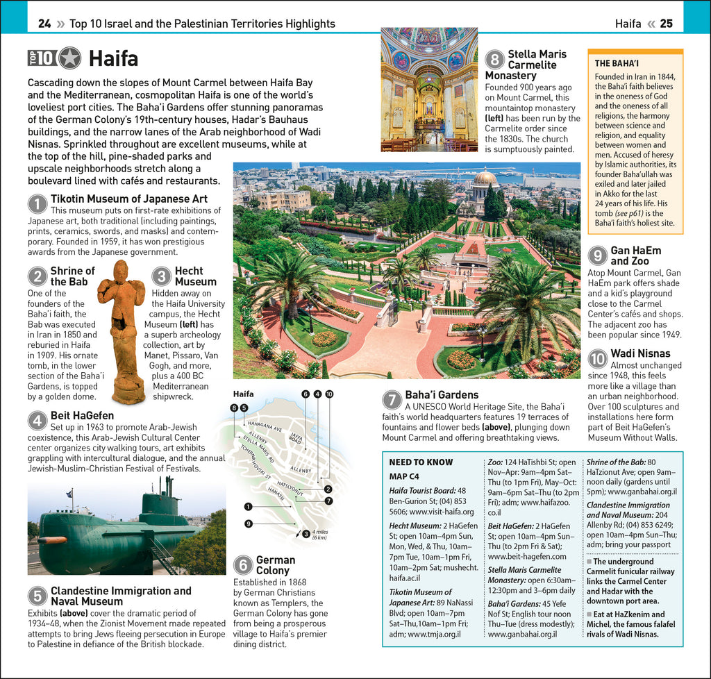 DK Top 10 Israel and the Palestinian Territories