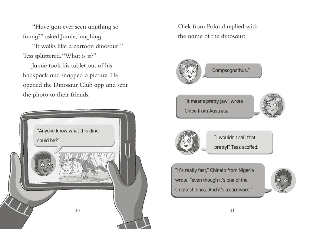 Dinosaur Club: The Compsognathus Chase-Spread, Image, (PRHC, Design, Do, Not, Use)-2