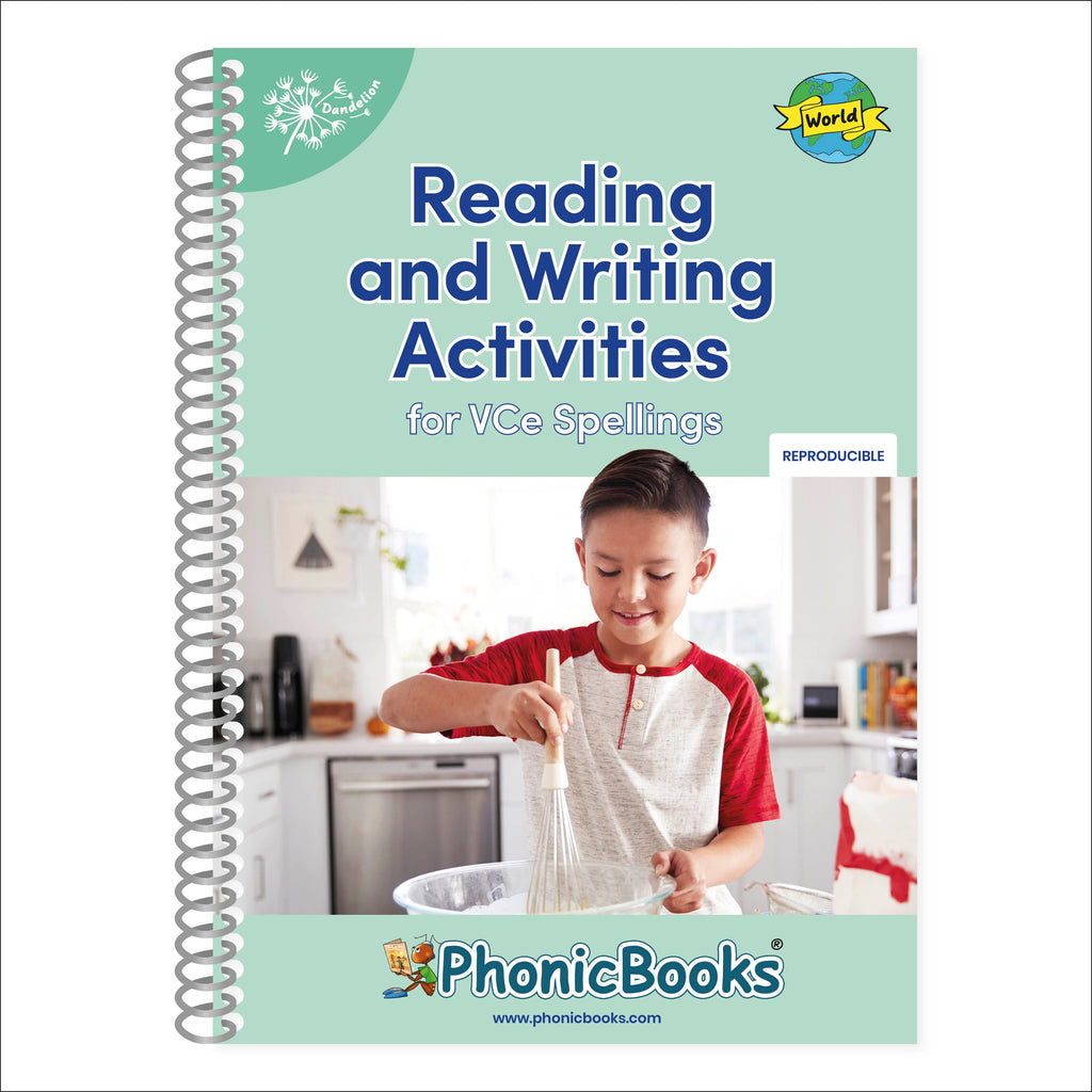 Phonic Books Dandelion World VCe Spellings Activities jacket image