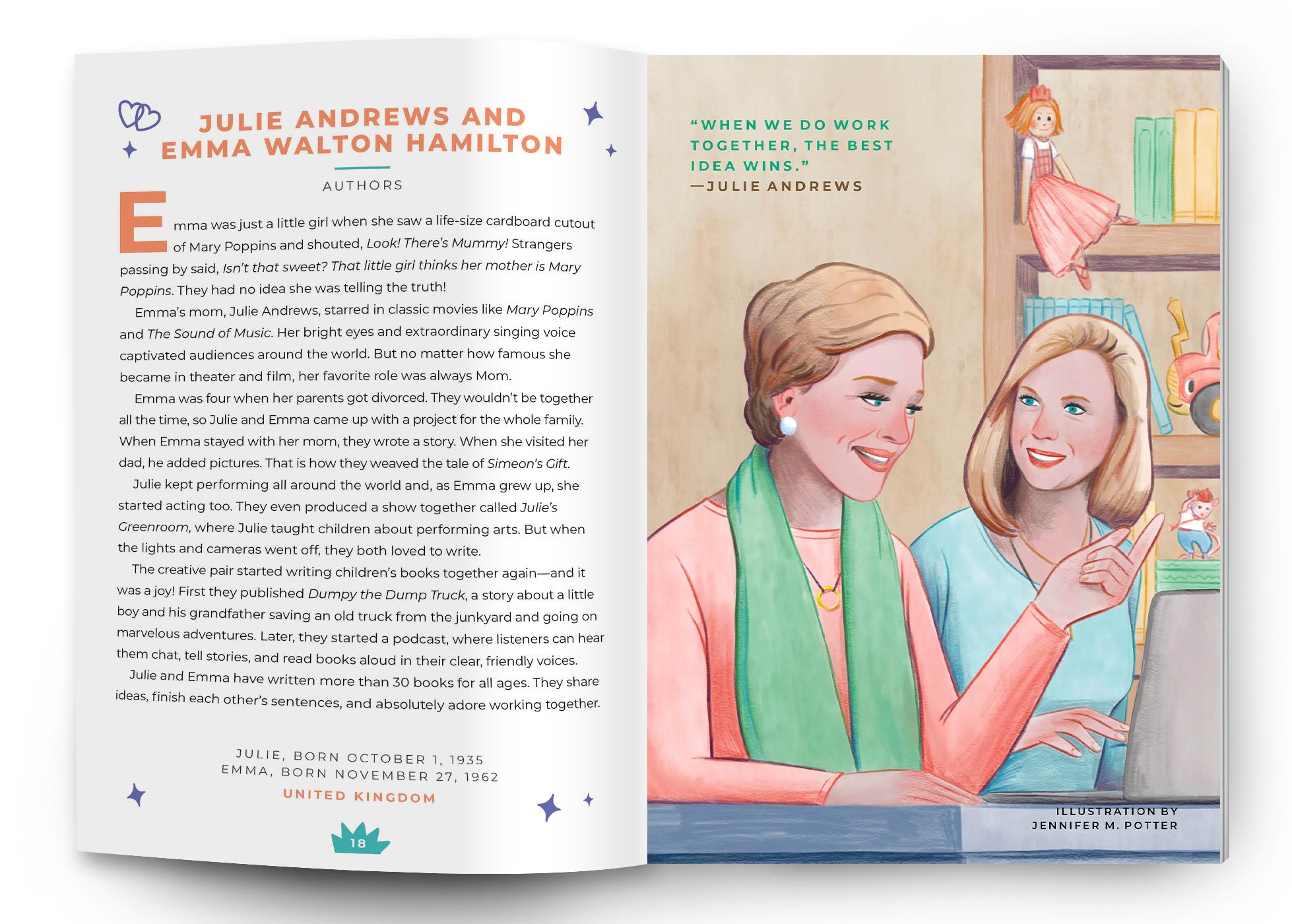 Rebel Girls Powerful Pairs: 25 Tales of Mothers and Daughters-Spread, Image, (PRHC, Design, Do, Not, Use)-3