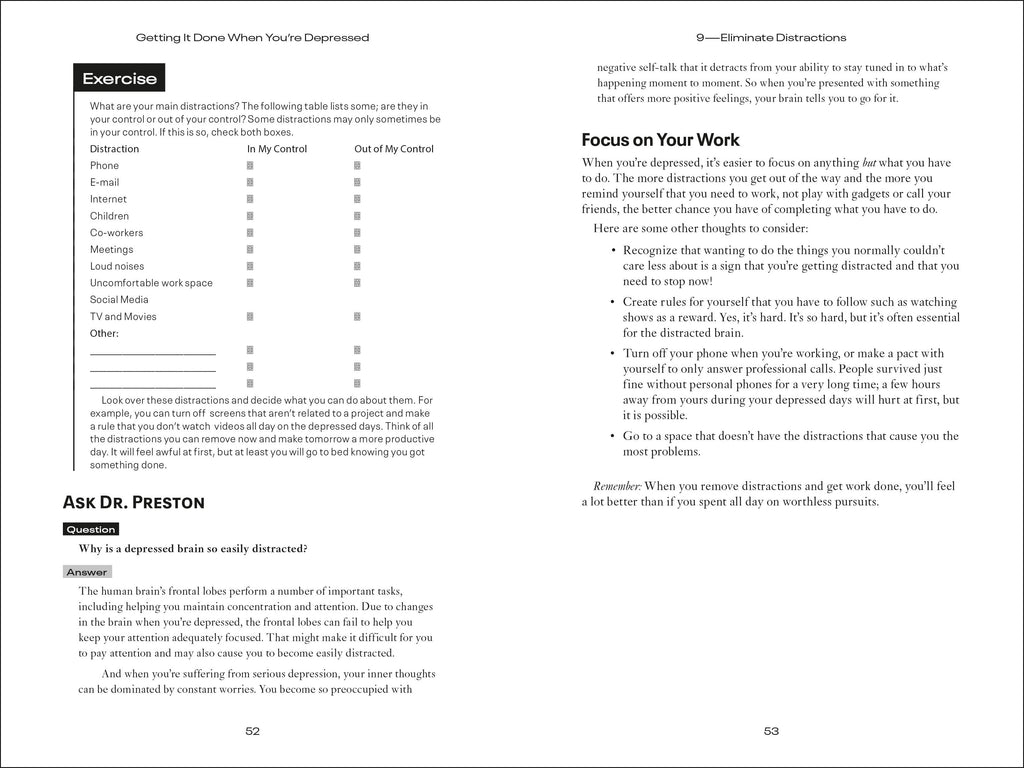 Getting It Done When You're Depressed, 2E