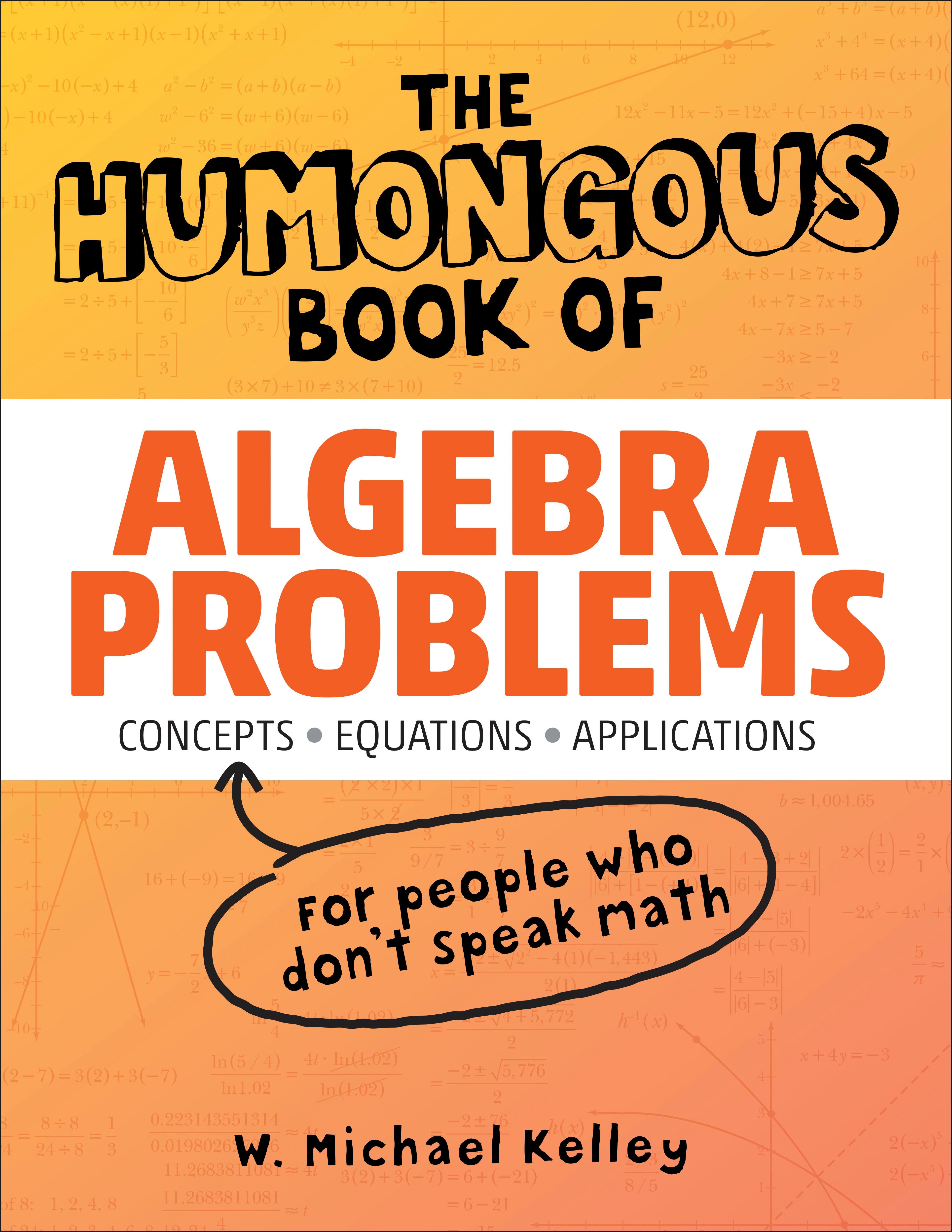 The Humongous Book of Algebra Problems jacket