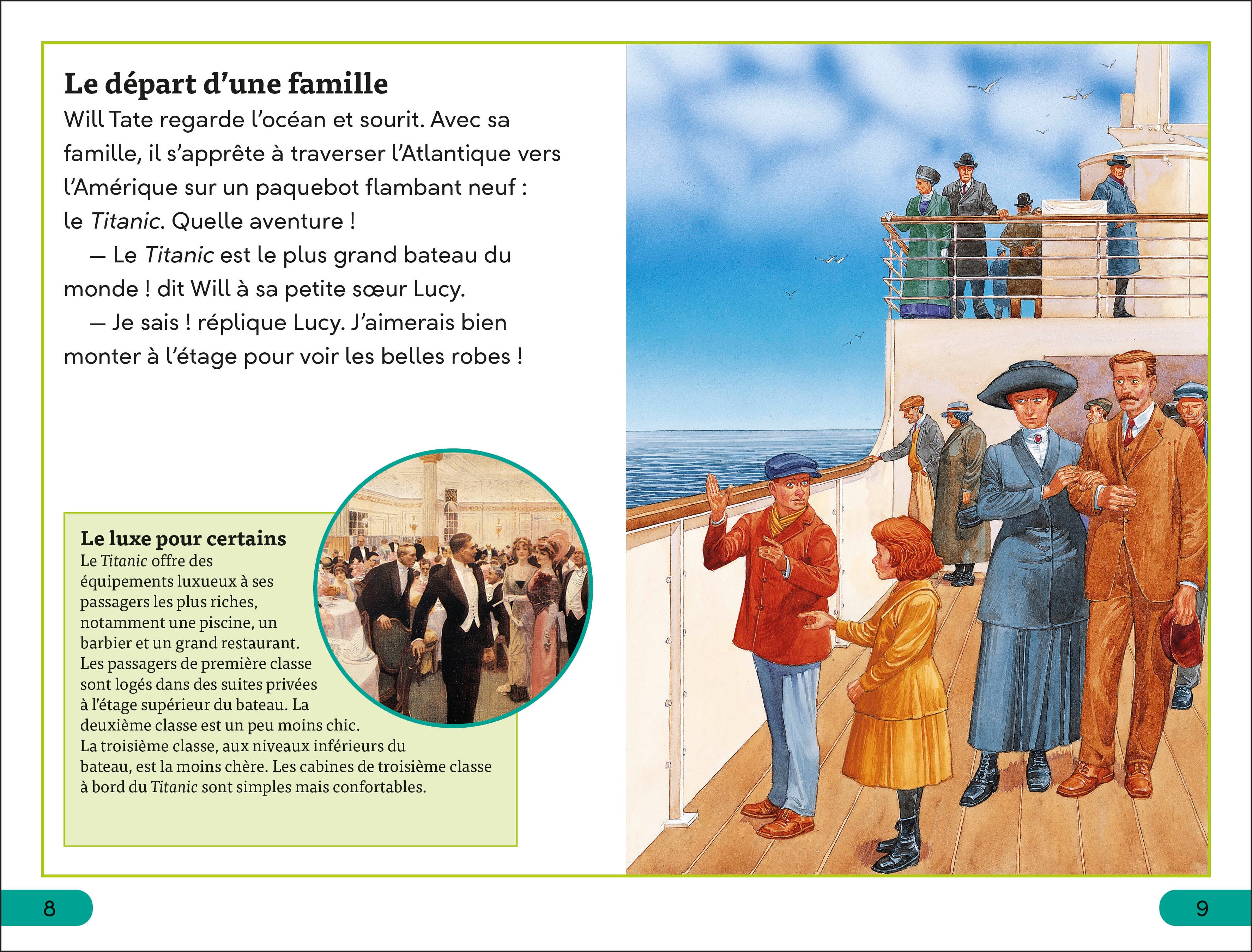 DK Super Readers Level 3 French Translation Titanic – Le Titanic