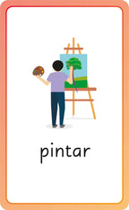 Spanish for Everyone Junior First Words Flash Cards-Spread, Image, (PRHC, Design, Do, Not, Use)-16